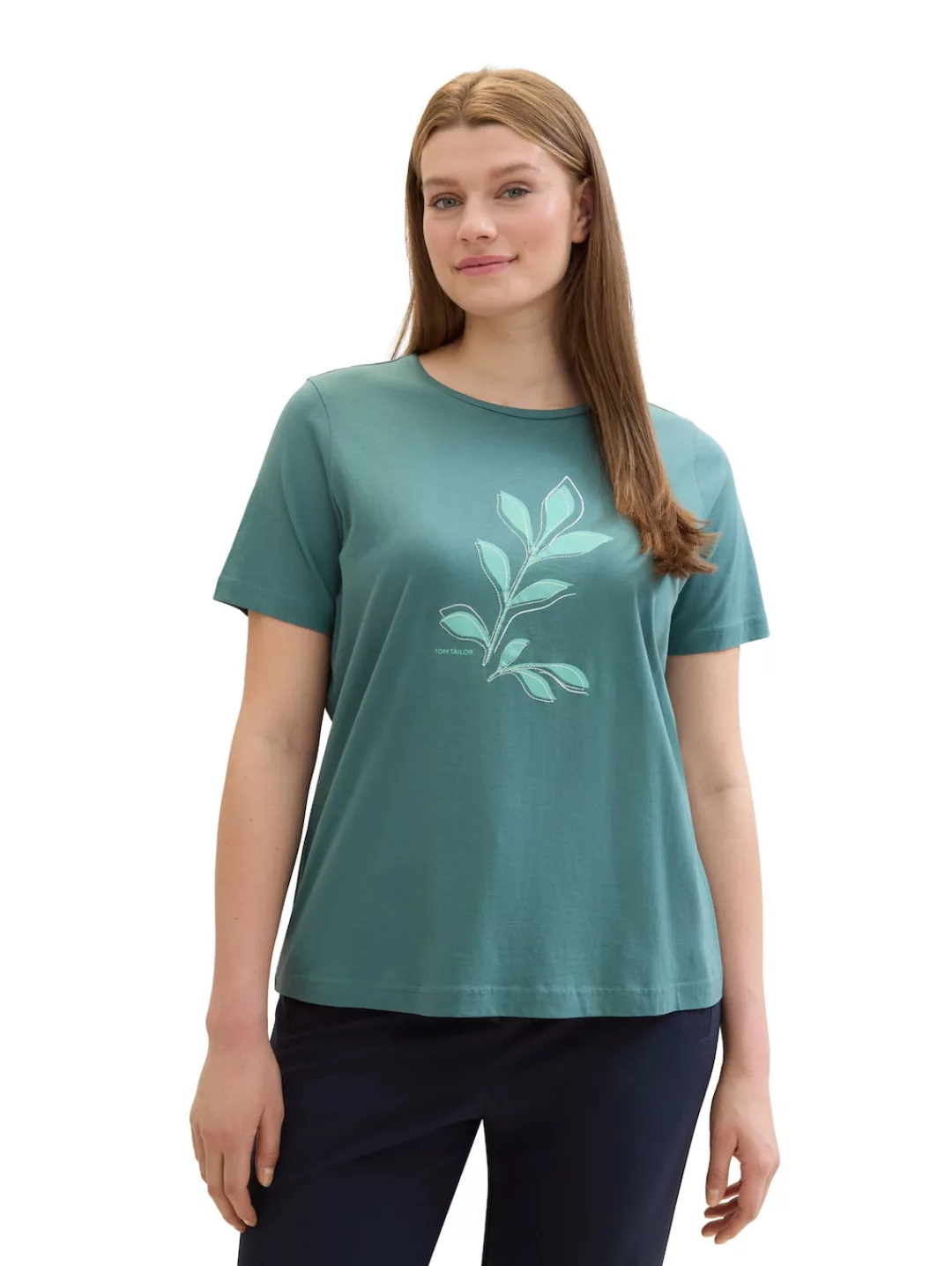 TOM TAILOR PLUS Print-Shirt modisch bedruckt günstig online kaufen
