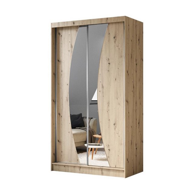 Beautysofa Kleiderschrank Vox (Schrank mi Schiebtüren, 120/150/160/180/200/ günstig online kaufen