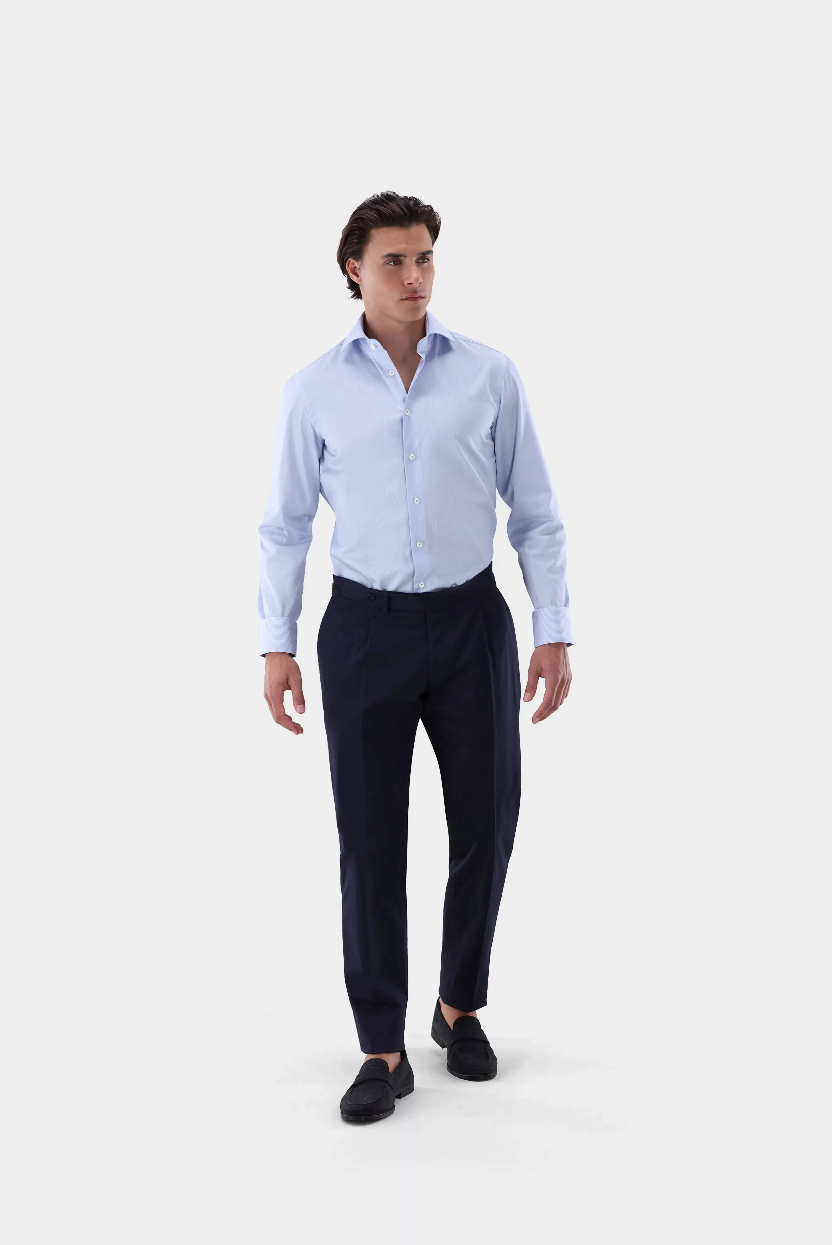 Gestreiftes Bügelfreies Hemd Tailor Fit günstig online kaufen
