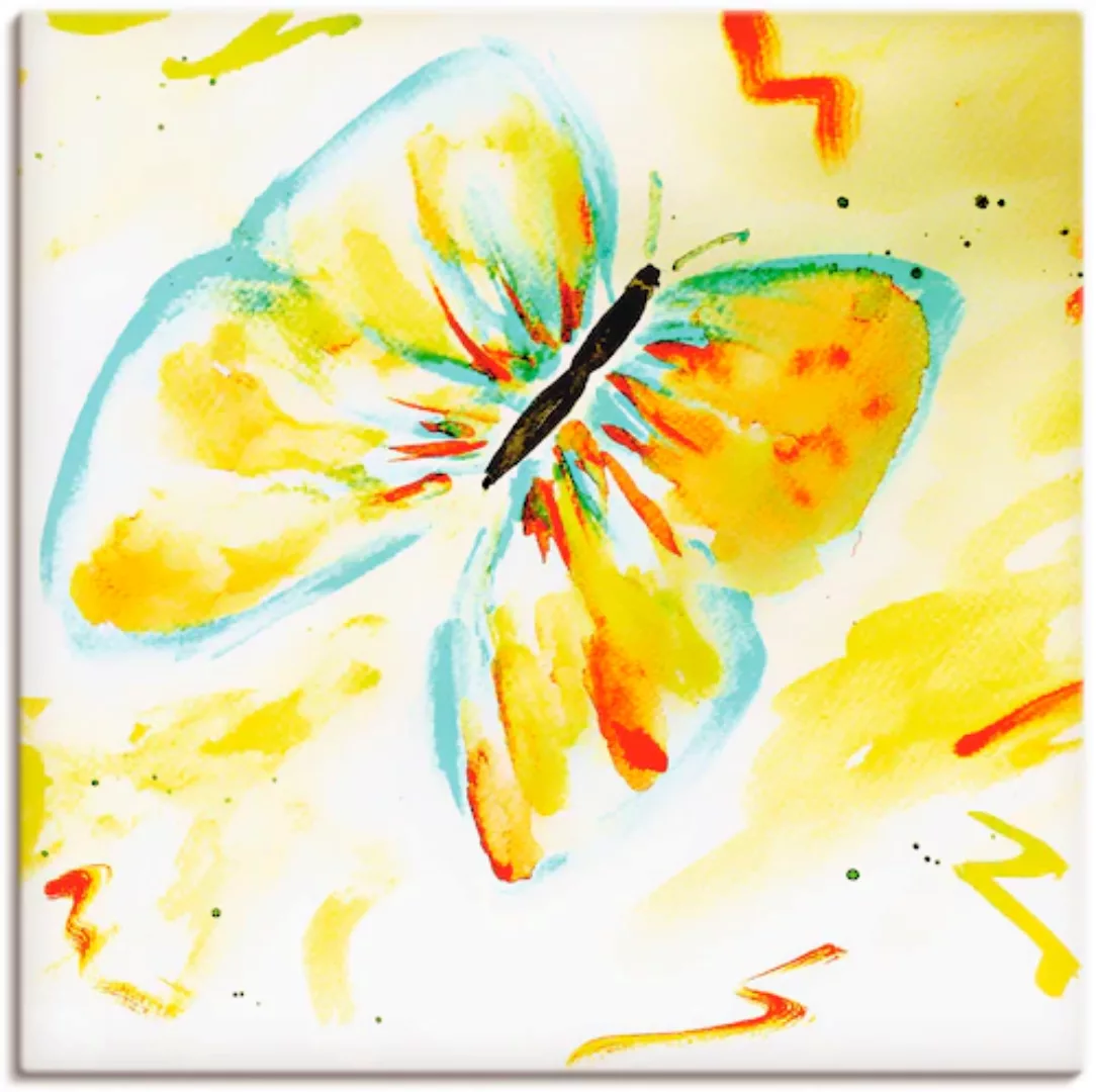 Artland Wandbild "Schmetterling", Insekten, (1 St.), als Leinwandbild, Post günstig online kaufen