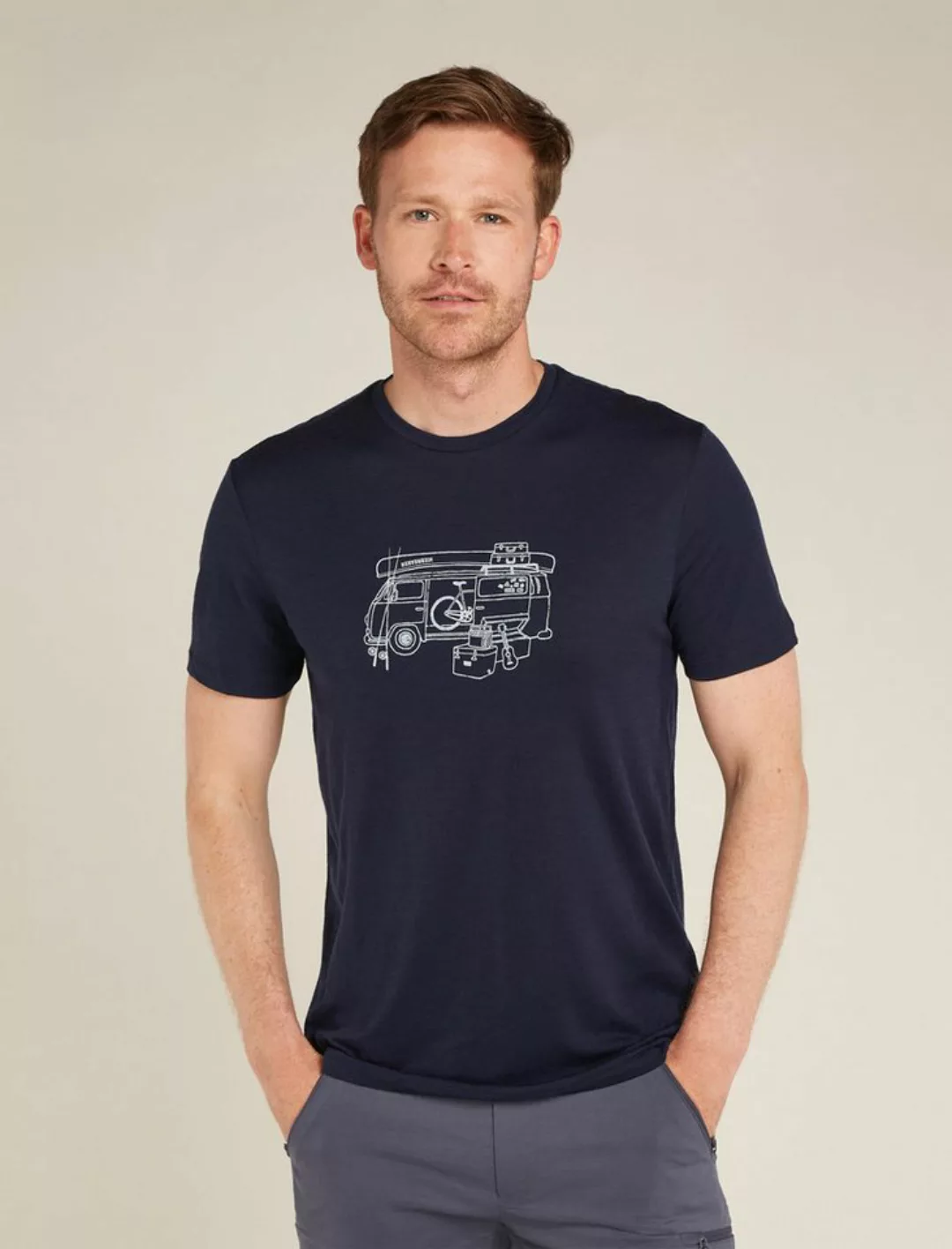 Icebreaker T-Shirt M Mer 150 TL SS Tee Arete Peak MIDNIGHT NAVY günstig online kaufen