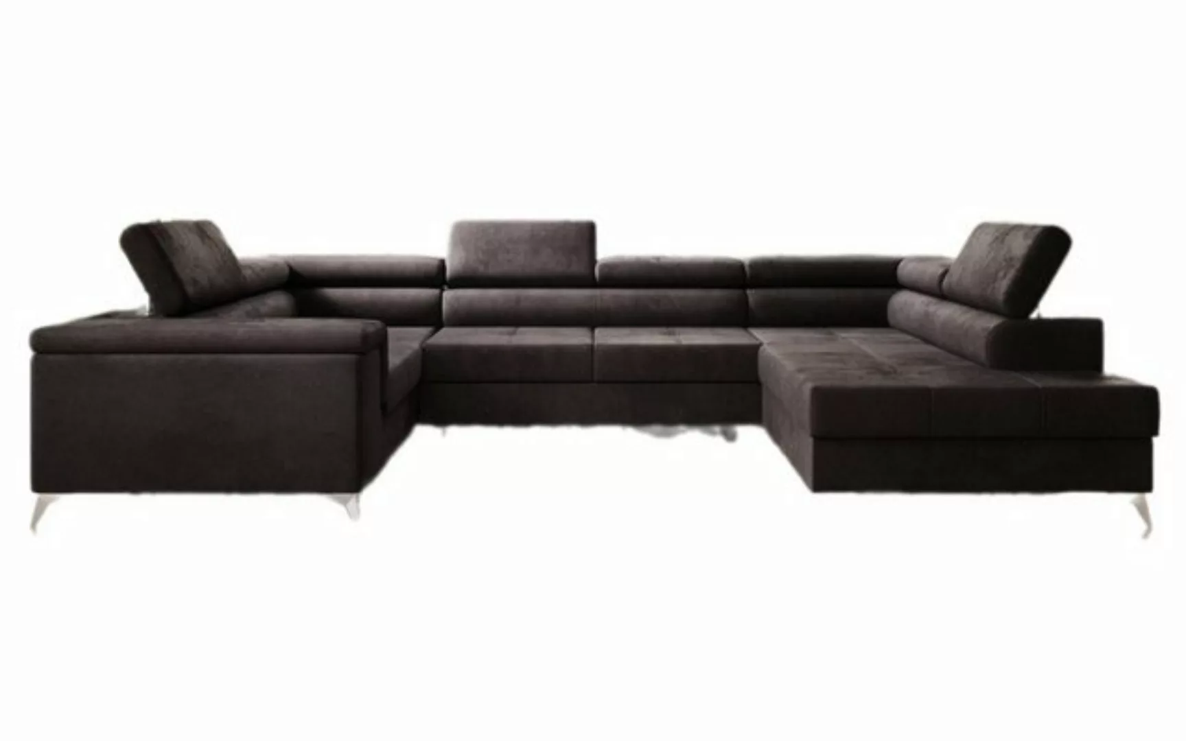 Luxusbetten24 Schlafsofa Designer Sofa Torino, mit Schlaf- und Klappfunktio günstig online kaufen