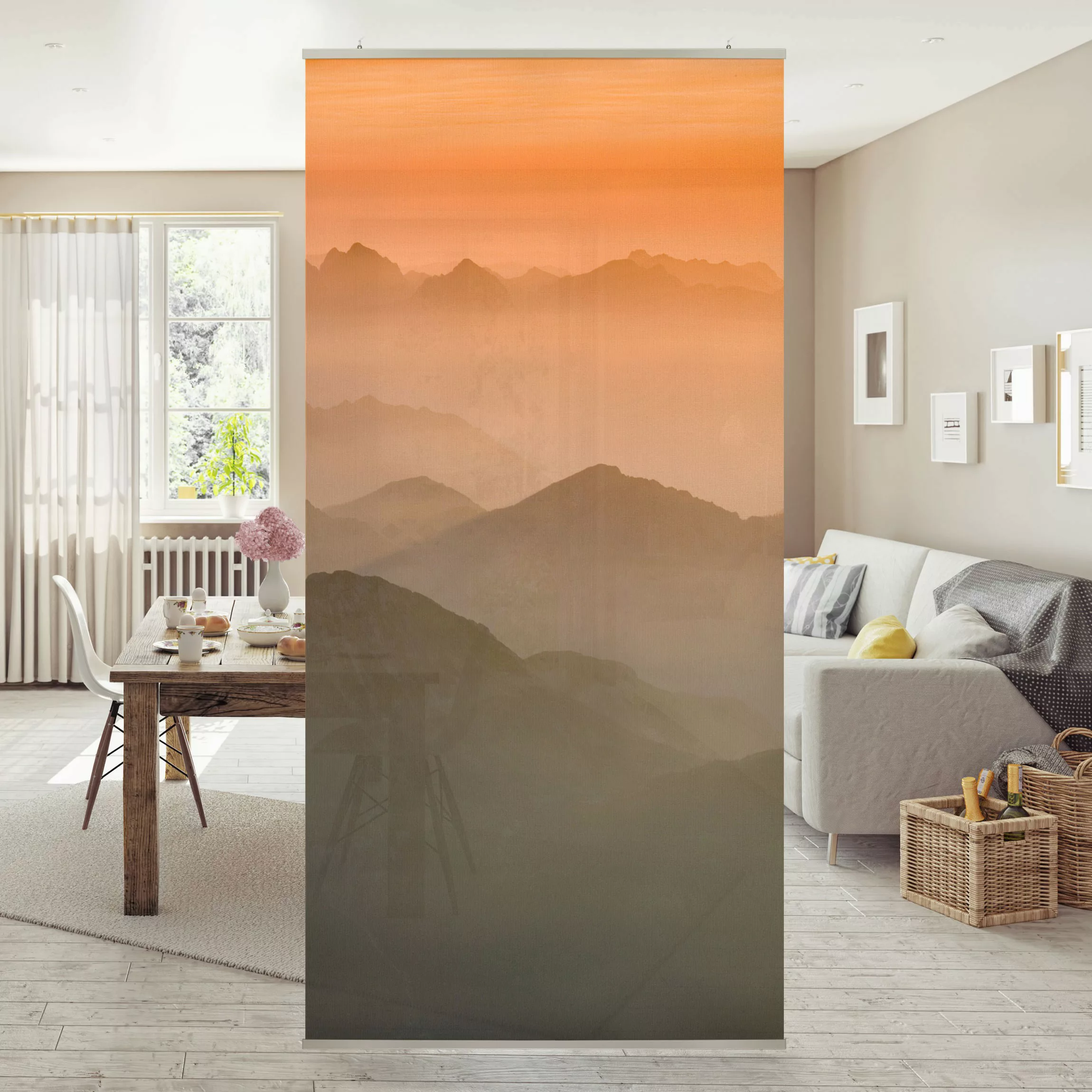 Raumteiler Architektur & Skyline Blick von der Zugspitze günstig online kaufen