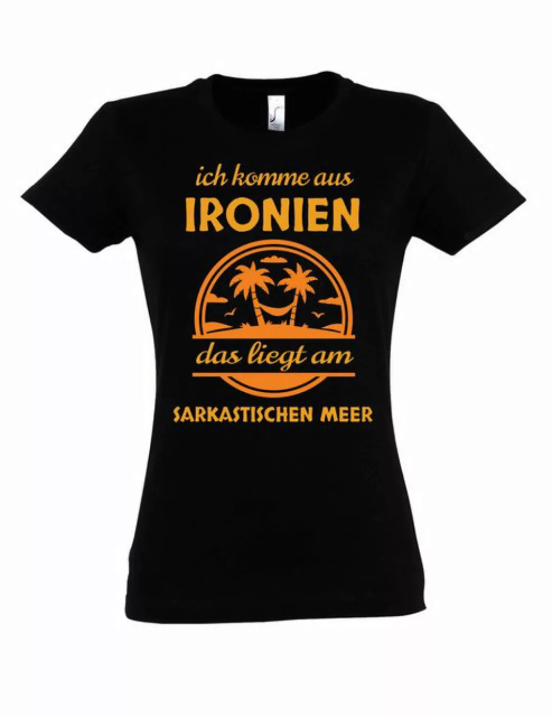 Youth Designz Print-Shirt "Ironien" Damen T-Shirt witziger Spruch Geschenk günstig online kaufen