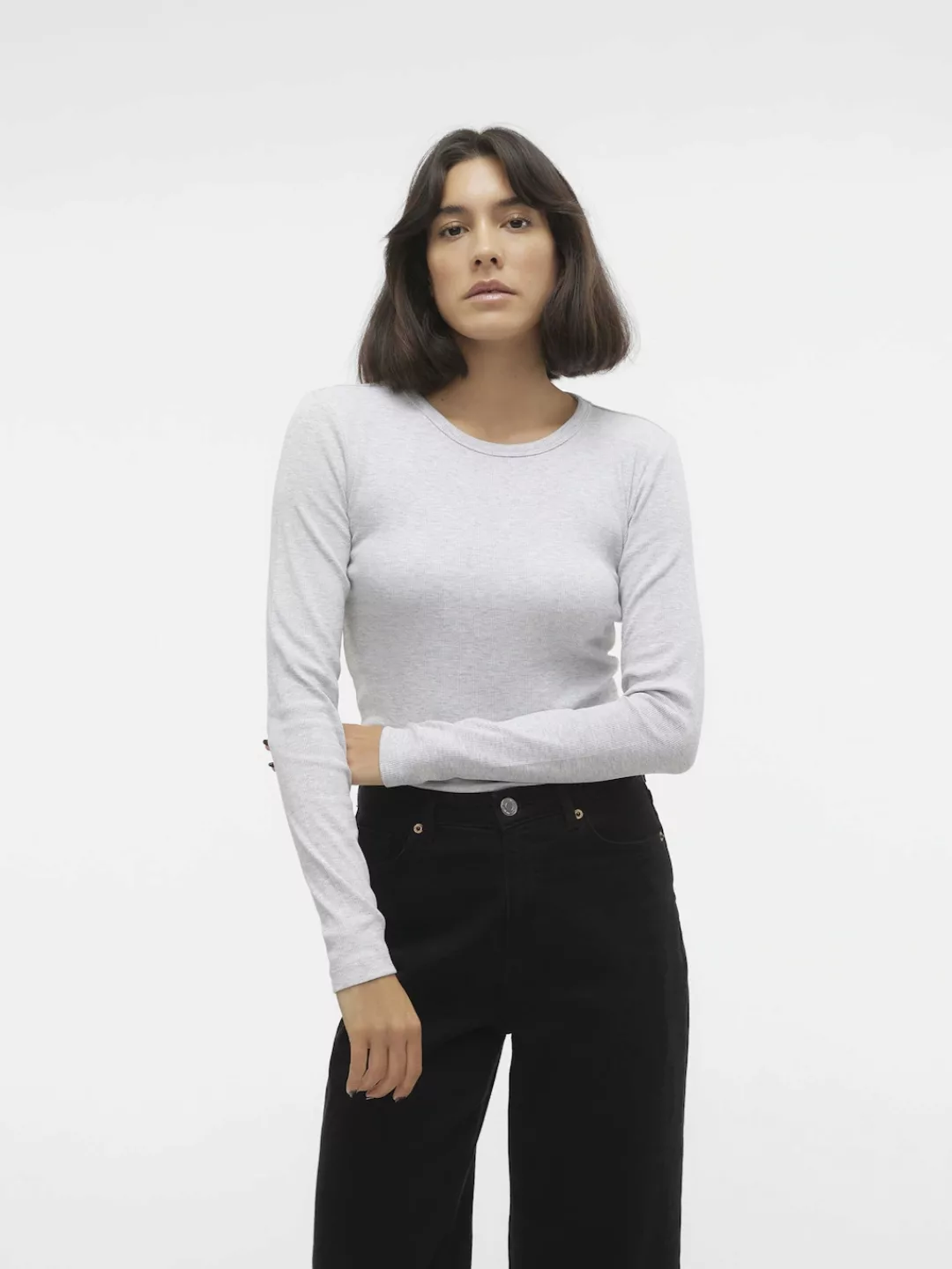 Vero Moda Langarmshirt VMChloe (1-tlg) Plain/ohne Details günstig online kaufen