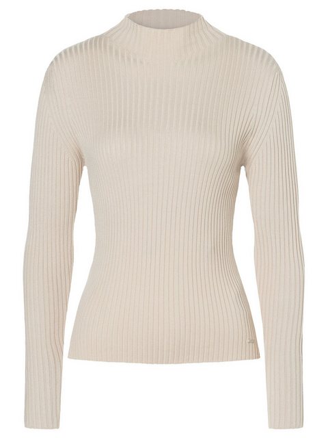 Rippstrick-Pullover, almond melange, Herbst-Kollektion günstig online kaufen