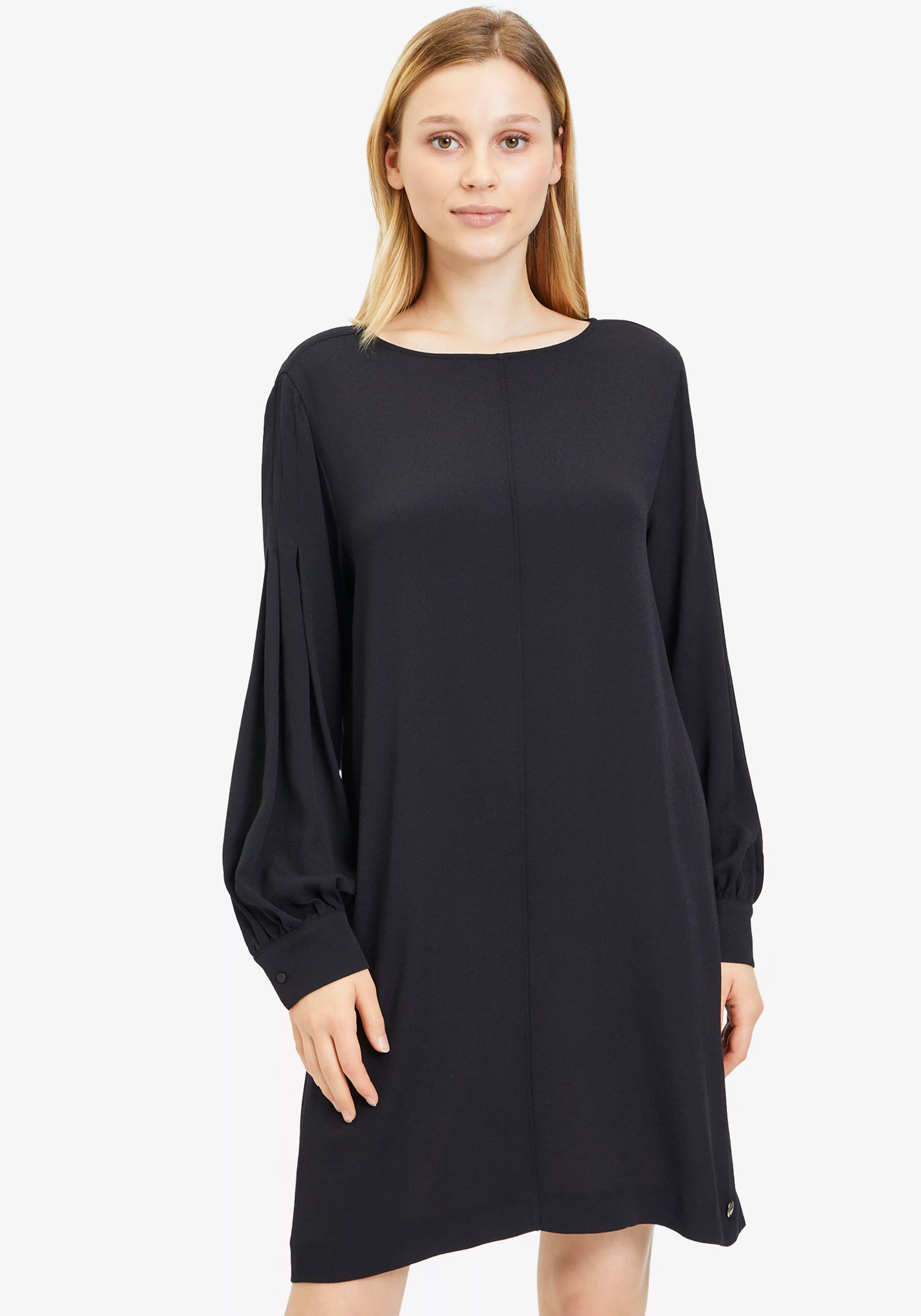 Tamaris A-Linien-Kleid, mit Rundhalsausschnitt- NEUE KOLLEKTION günstig online kaufen