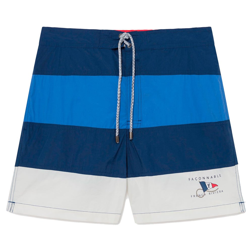 FaÇonnable Open Volley Color Block Ffr Print Badehose XL Navy / White günstig online kaufen