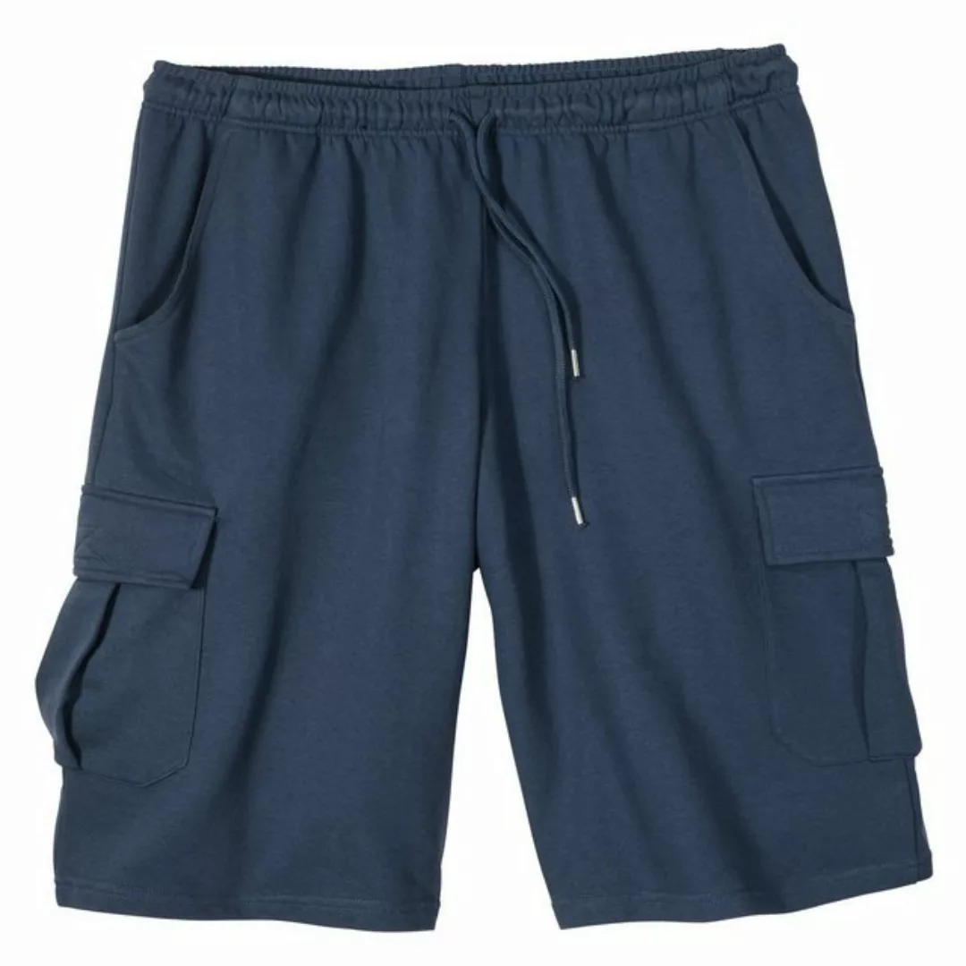 redfield Sweatbermudas Große Größen Cargo-Sweatbermuda denimblau Redfield günstig online kaufen