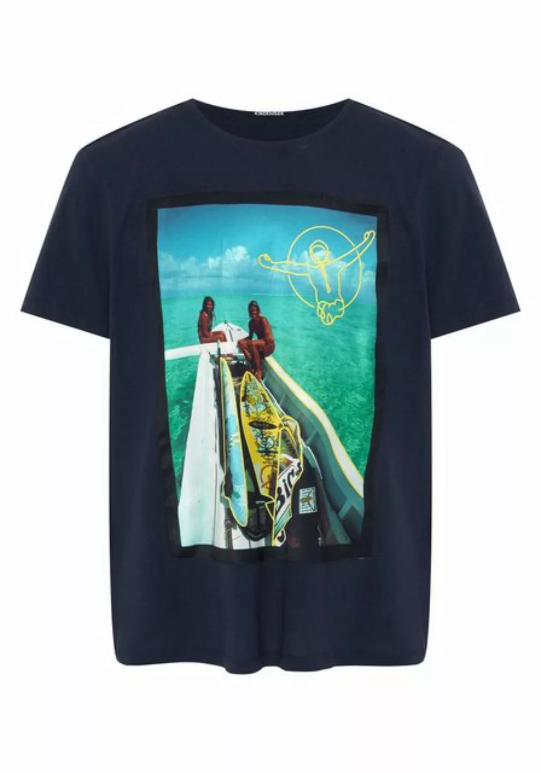 Chiemsee Print-Shirt T-Shirt mit Rundhalsausschnitt 1 günstig online kaufen