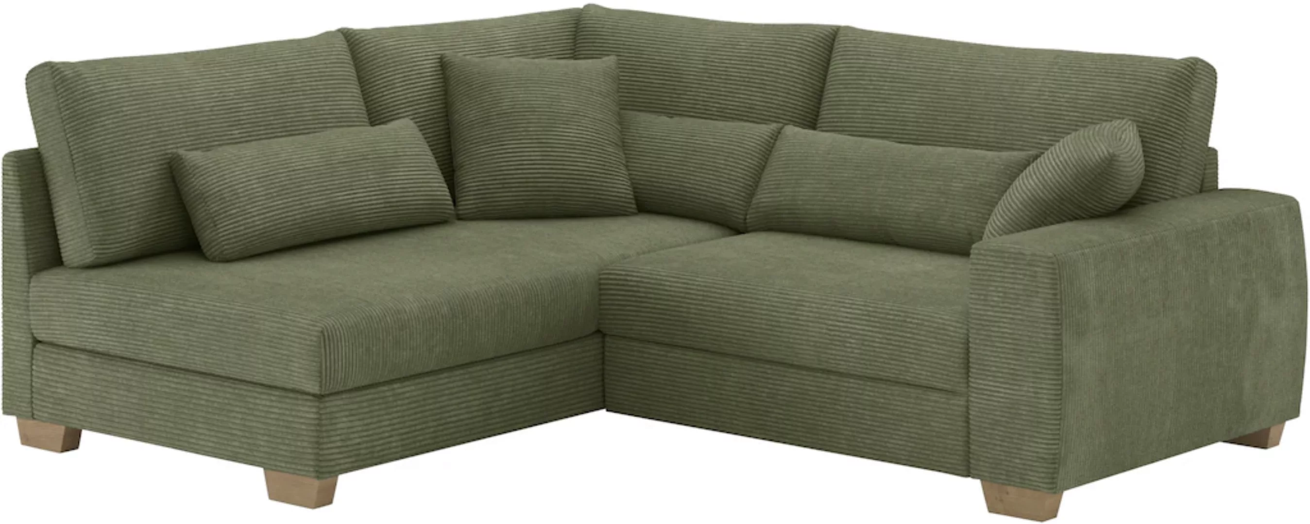 Mr. Couch Ecksofa "Helena L-Form", mit Taschenfederkern, bis 140 kg belastb günstig online kaufen