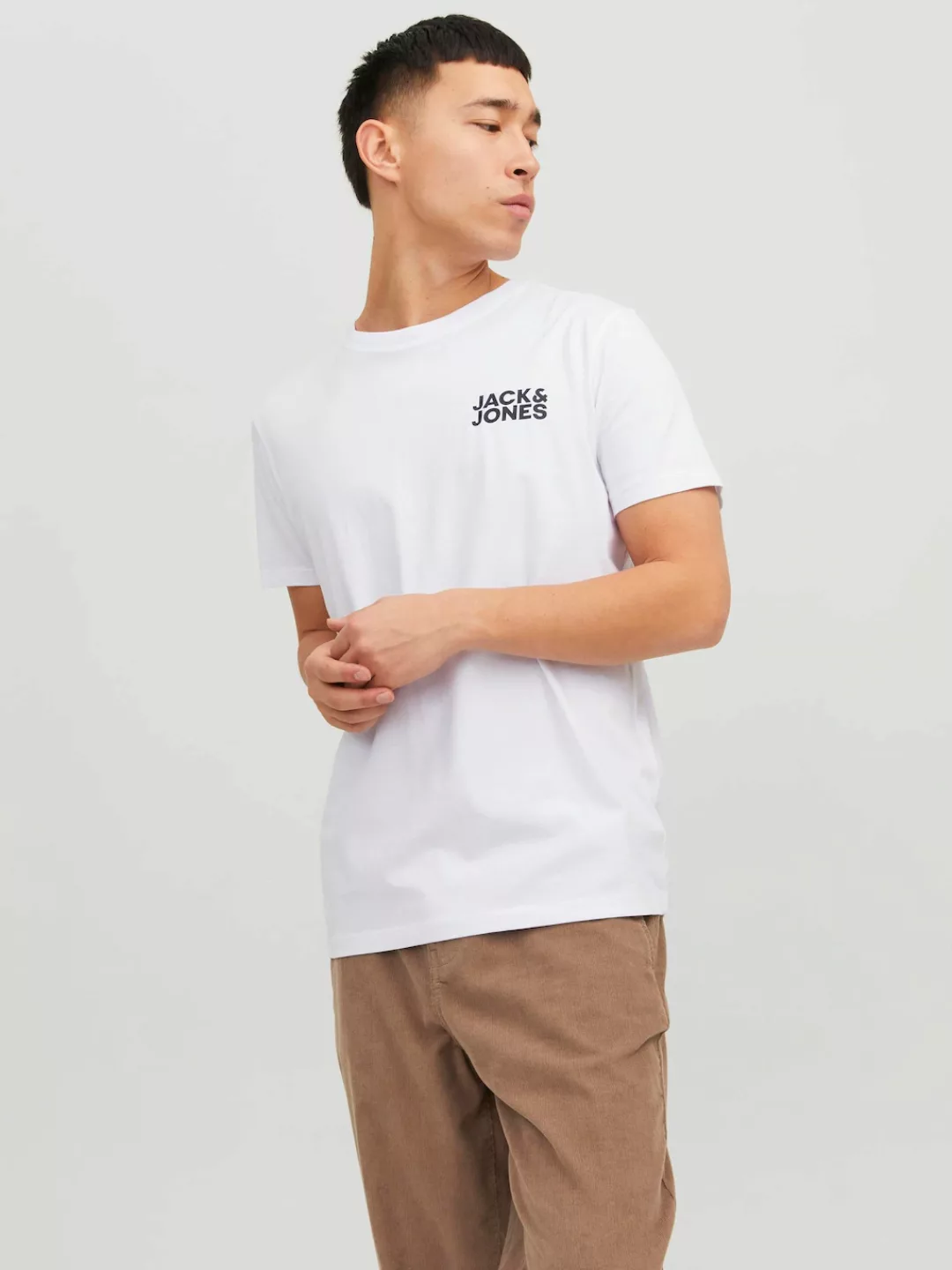 Jack & Jones Rundhalsshirt "JJECORP LOGO TEE SS", mit Logo Print günstig online kaufen