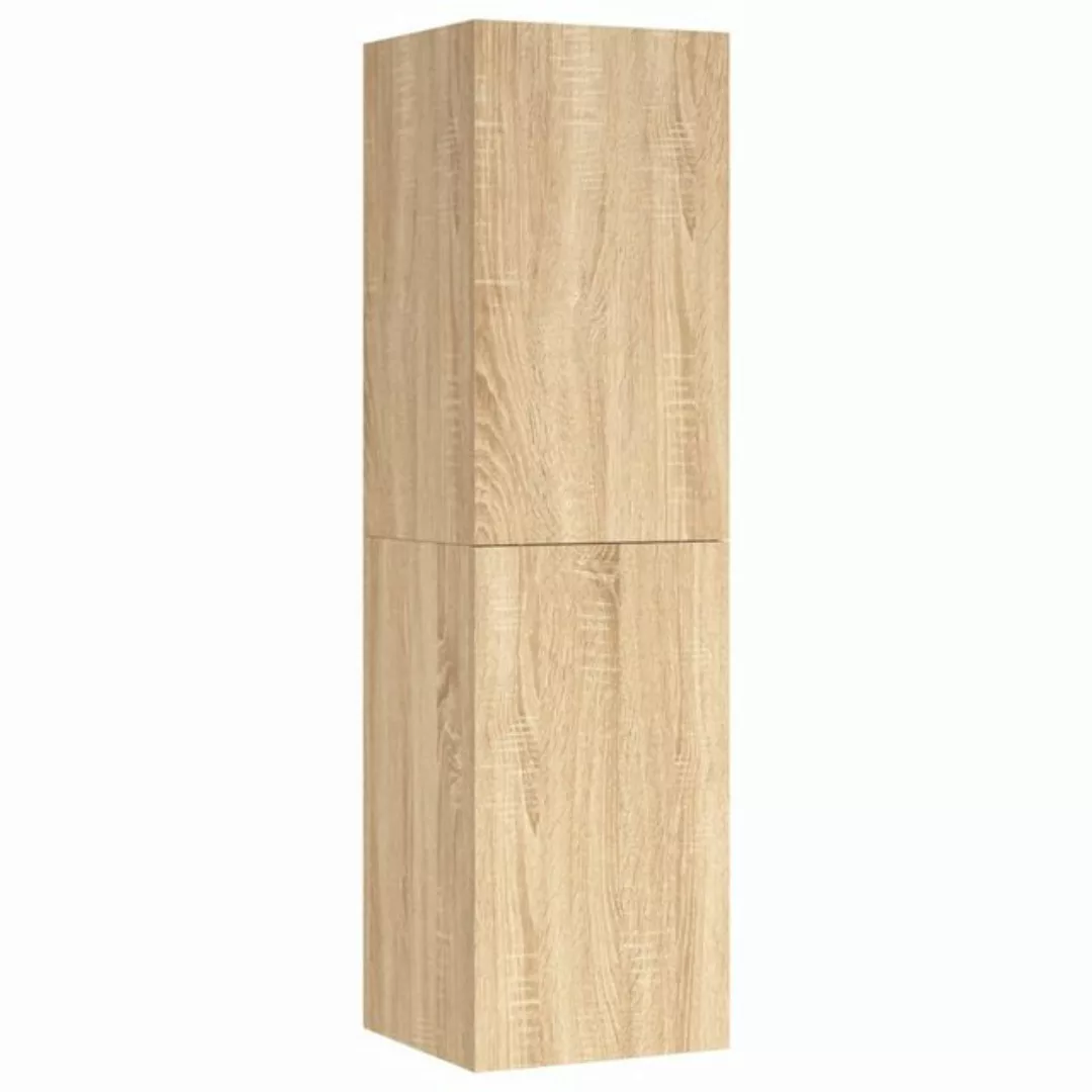 furnicato TV-Schrank Sonoma-Eiche 30,5x30x110 cm Holzwerkstoff (1-St) günstig online kaufen