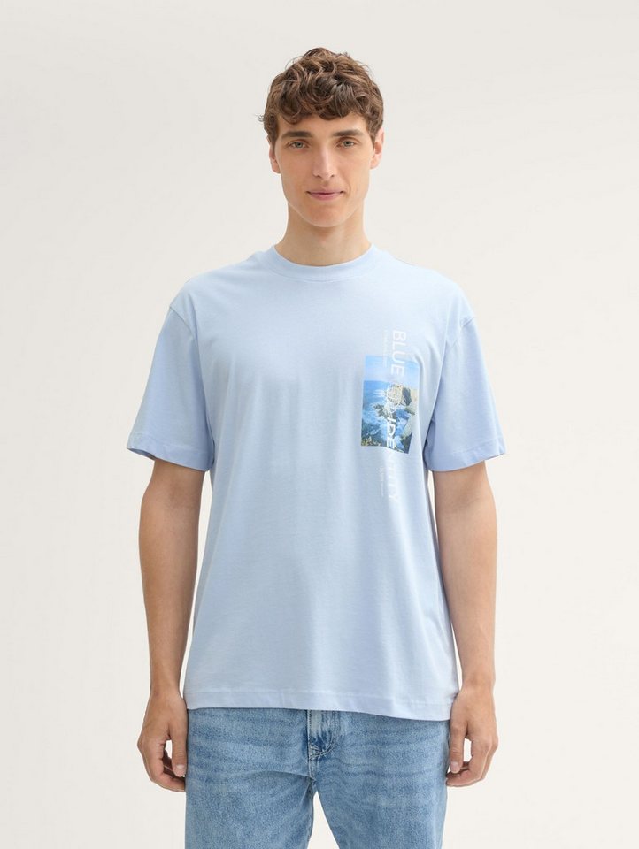 TOM TAILOR Denim T-Shirt Relaxed T-Shirt mit Print günstig online kaufen