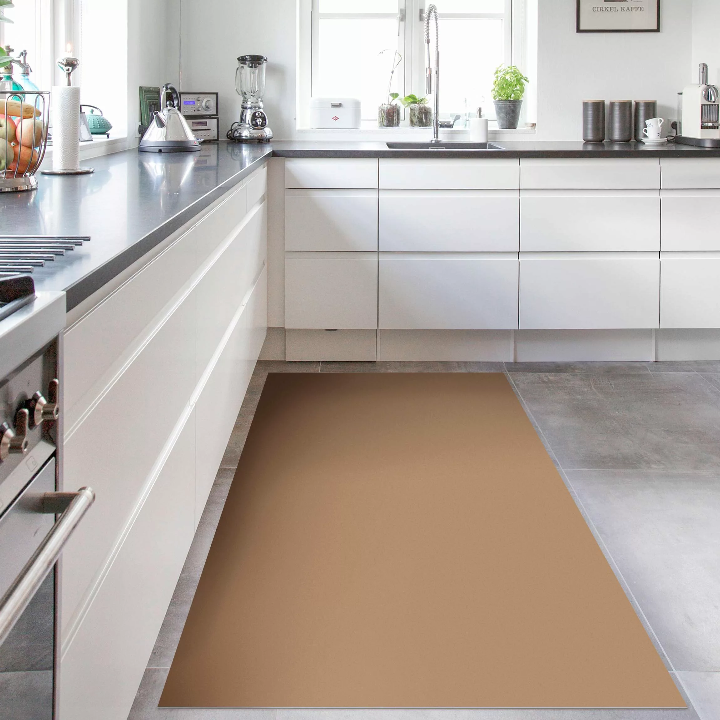 Vinyl-Teppich Terracotta Taupe günstig online kaufen