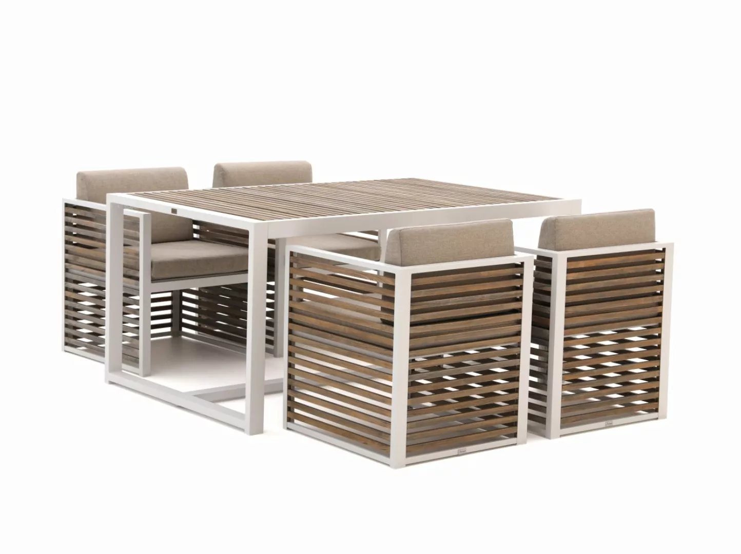 Bellagio Cadora 160 cm Gartenmöbel-Set 5-teilig günstig online kaufen