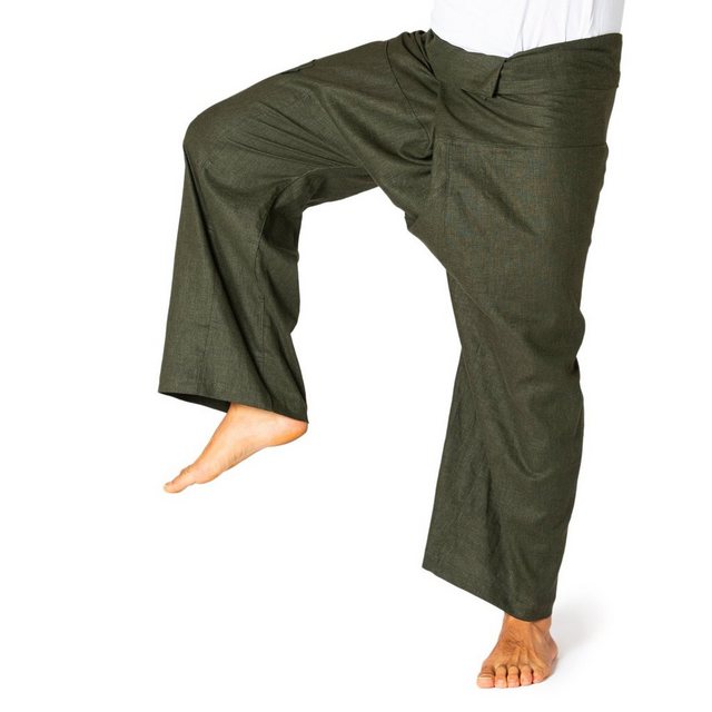 PANASIAM Wellnesshose Thai Fischerhose Hanf bequeme Unisex Wickelhose aus H günstig online kaufen