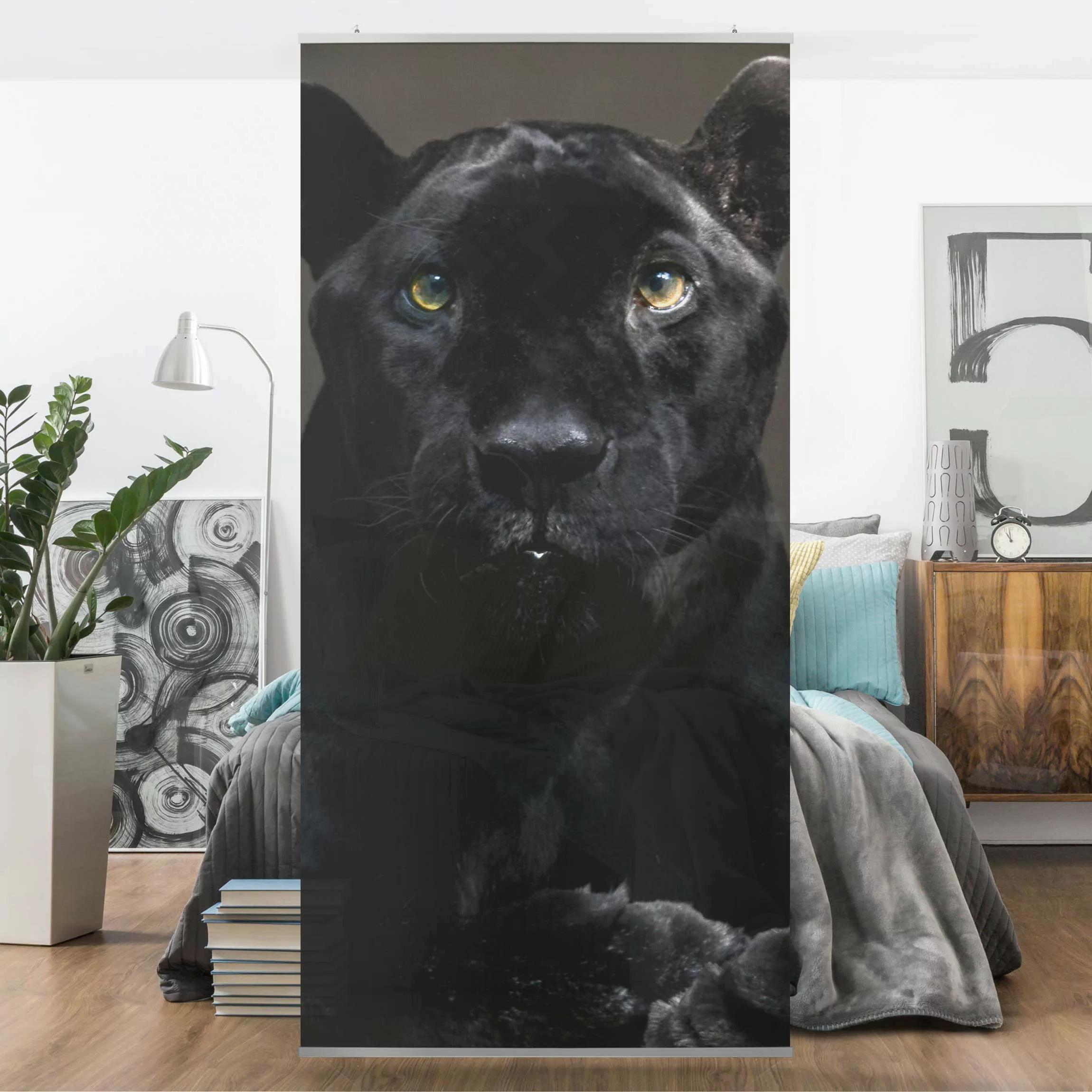 Raumteiler Tiere Black Puma günstig online kaufen
