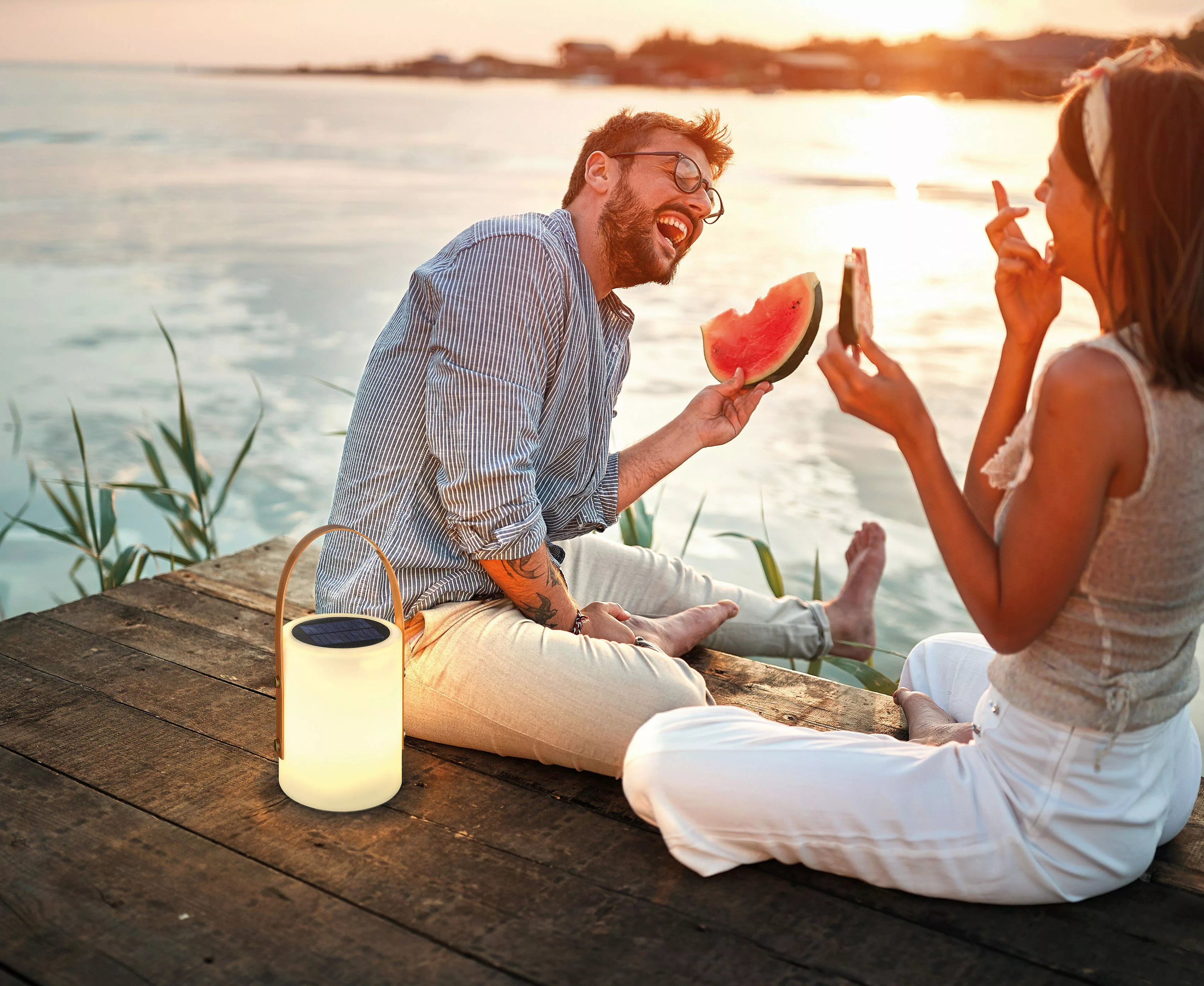 FISCHER & HONSEL LED Solarleuchte, LED-Leuchtmittel günstig online kaufen