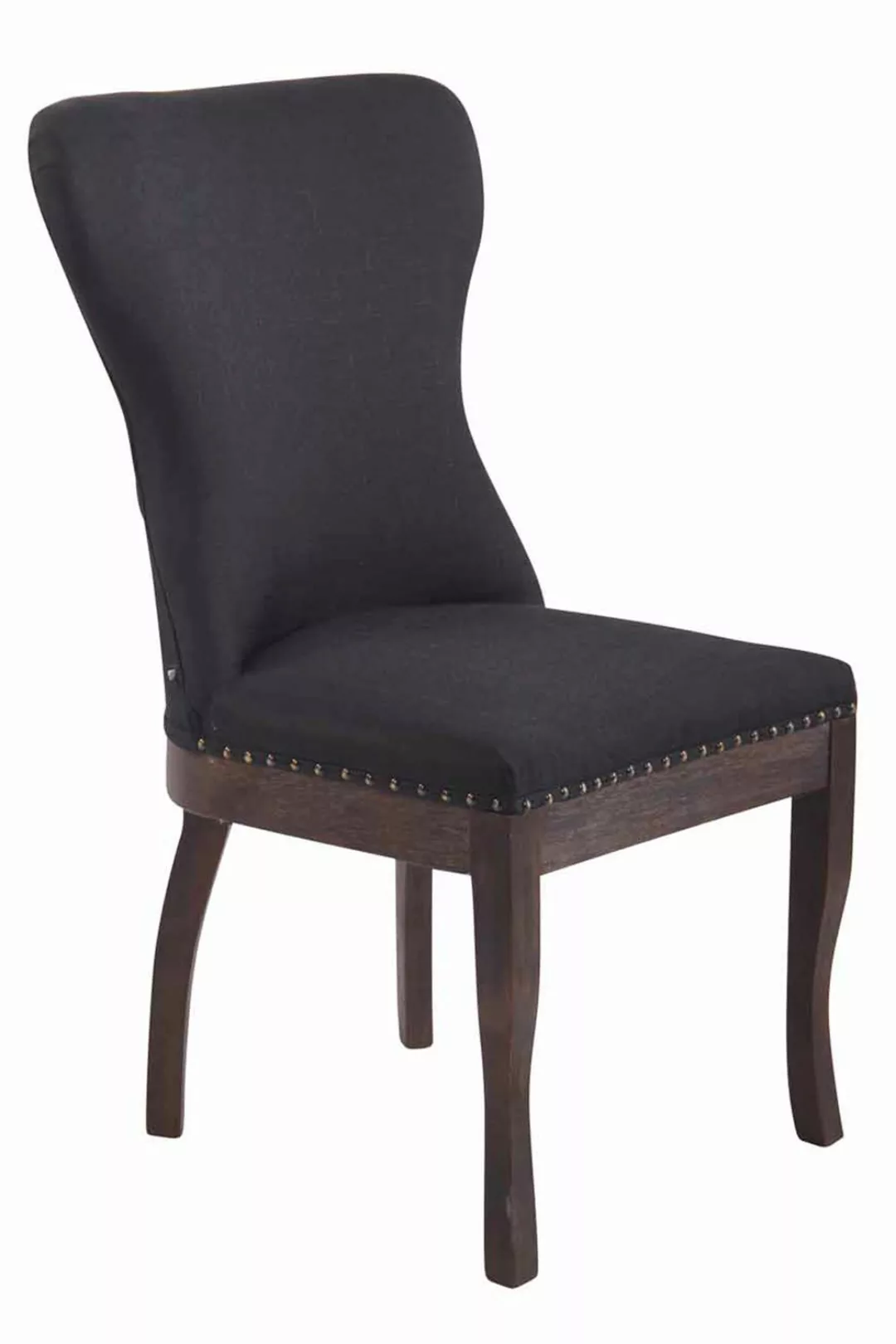 Stuhl Windsor Stoff schwarz günstig online kaufen