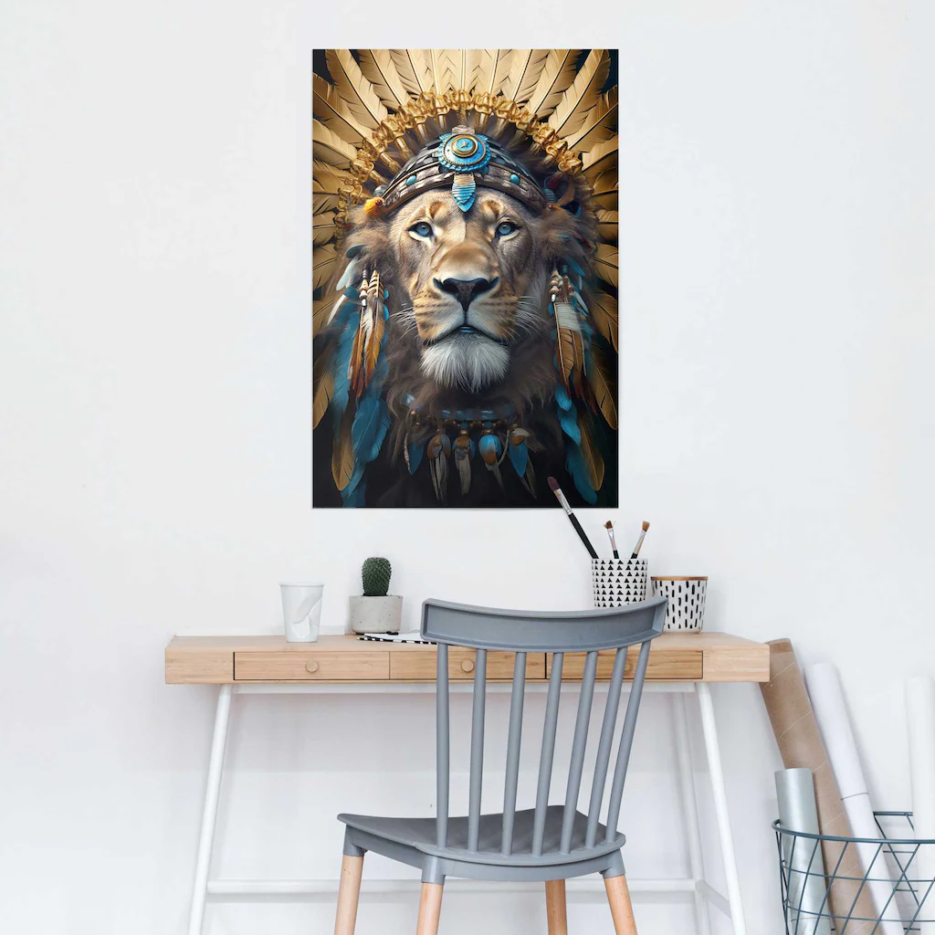 Reinders Poster "Ornament Lion" günstig online kaufen