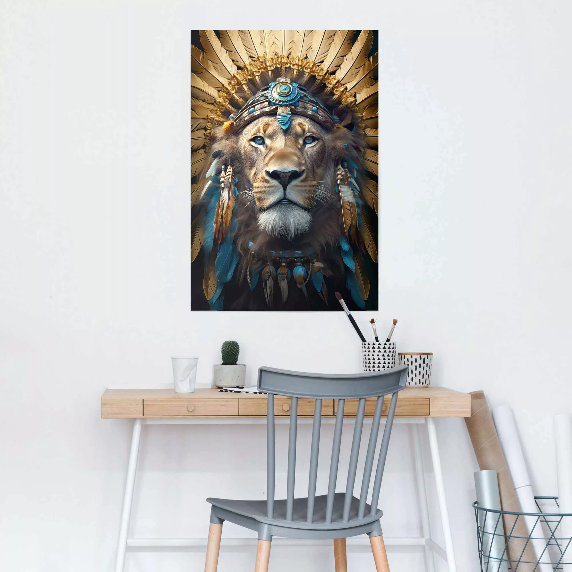 Reinders Poster "Ornament Lion" günstig online kaufen