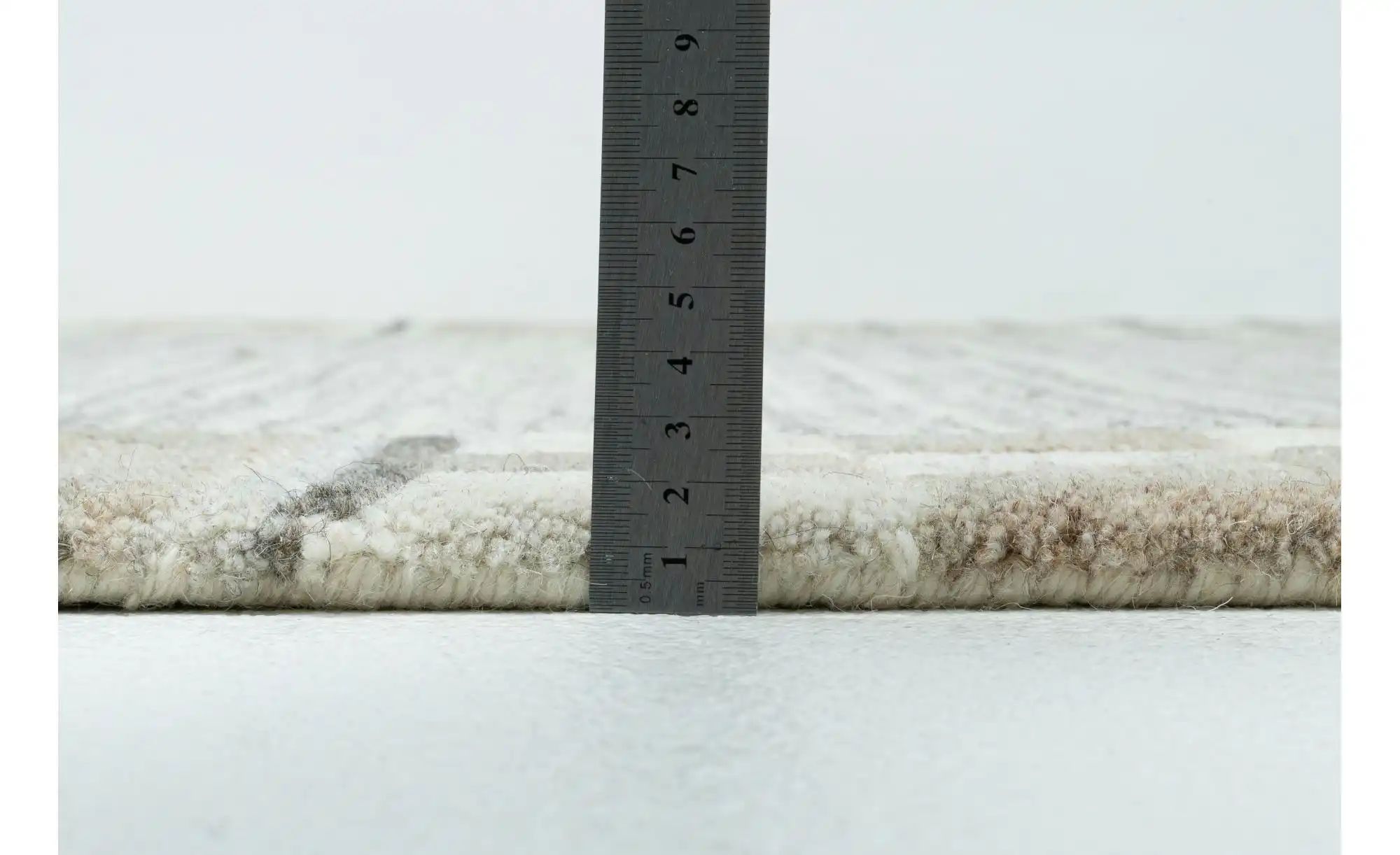 THEKO Wollteppich »Royal Natur 6030«, rechteckig, 14 mm Höhe, reine Wolle, günstig online kaufen
