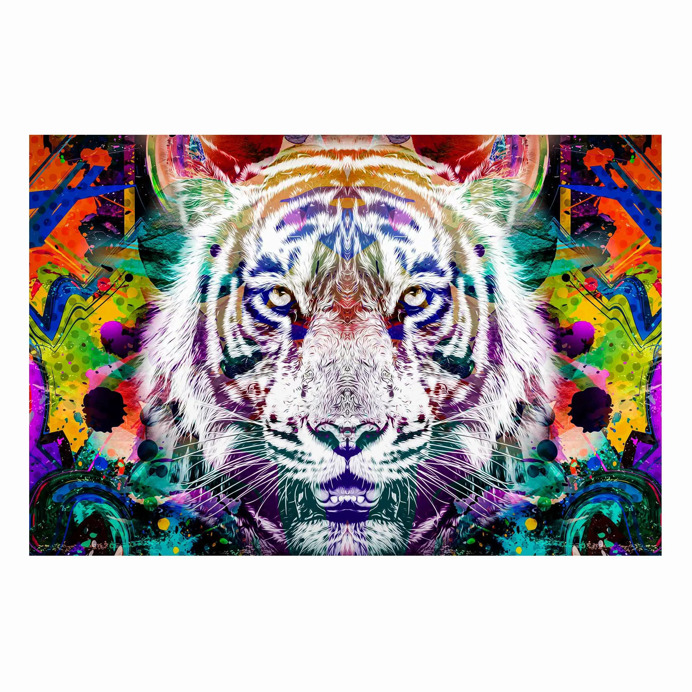 Magnettafel Street Art Tiger günstig online kaufen