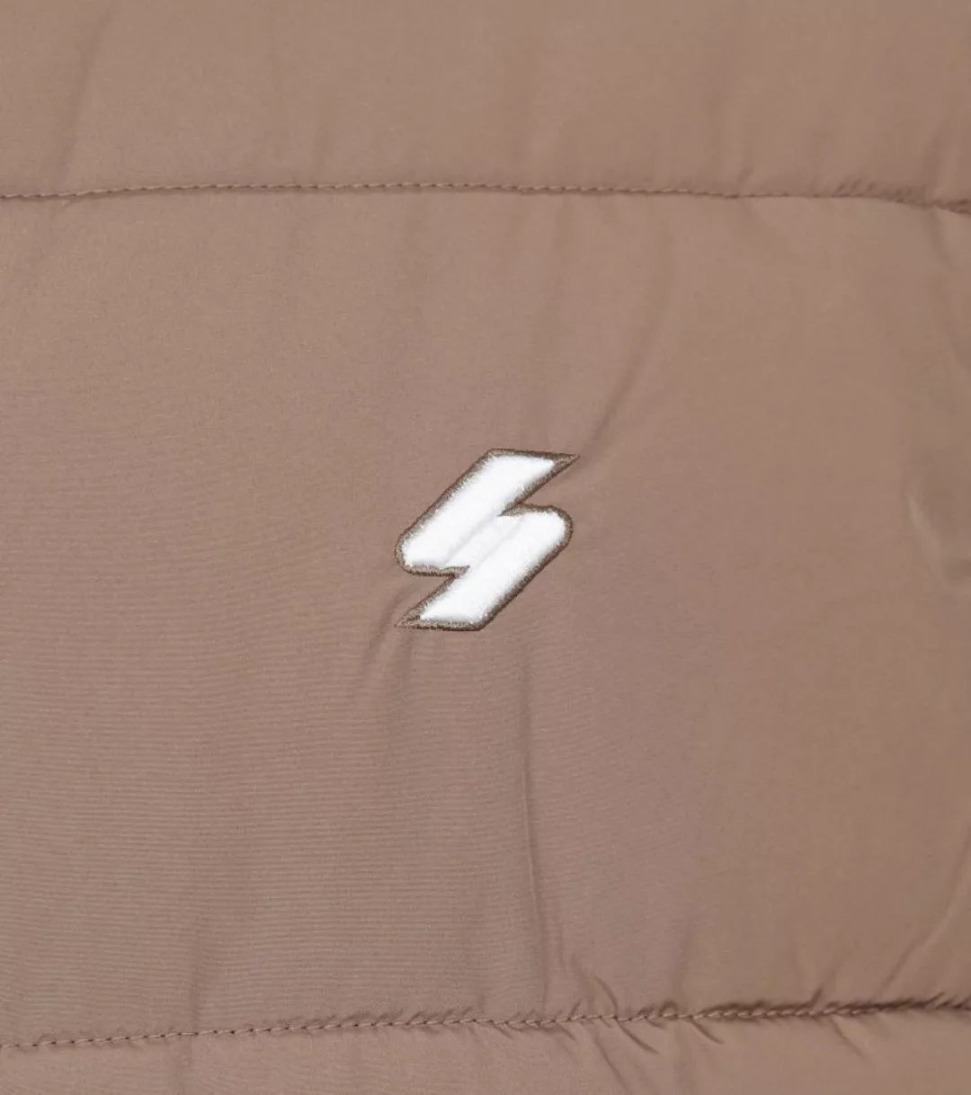 Superdry Sports Puffer Bodywarmer Beige - Größe M günstig online kaufen