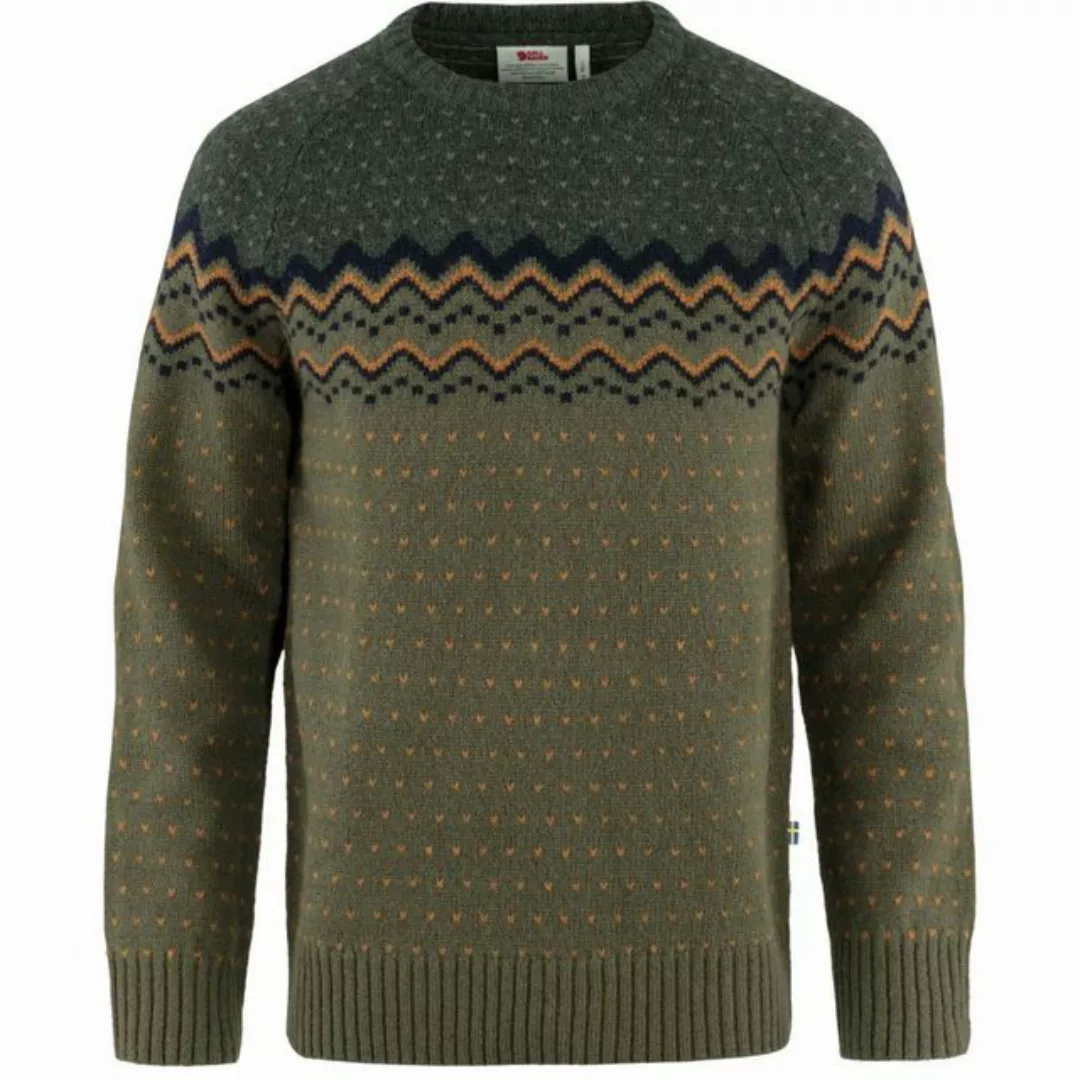 Fjaellraeven Oevik Knit Sweater Dark Navy/Terracotta Brown günstig online kaufen