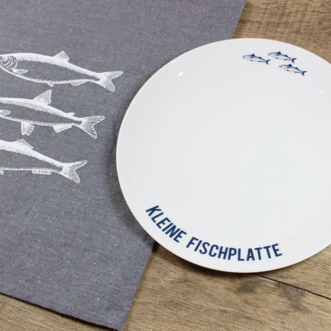 Porzellanteller Kleine Fischplatte günstig online kaufen