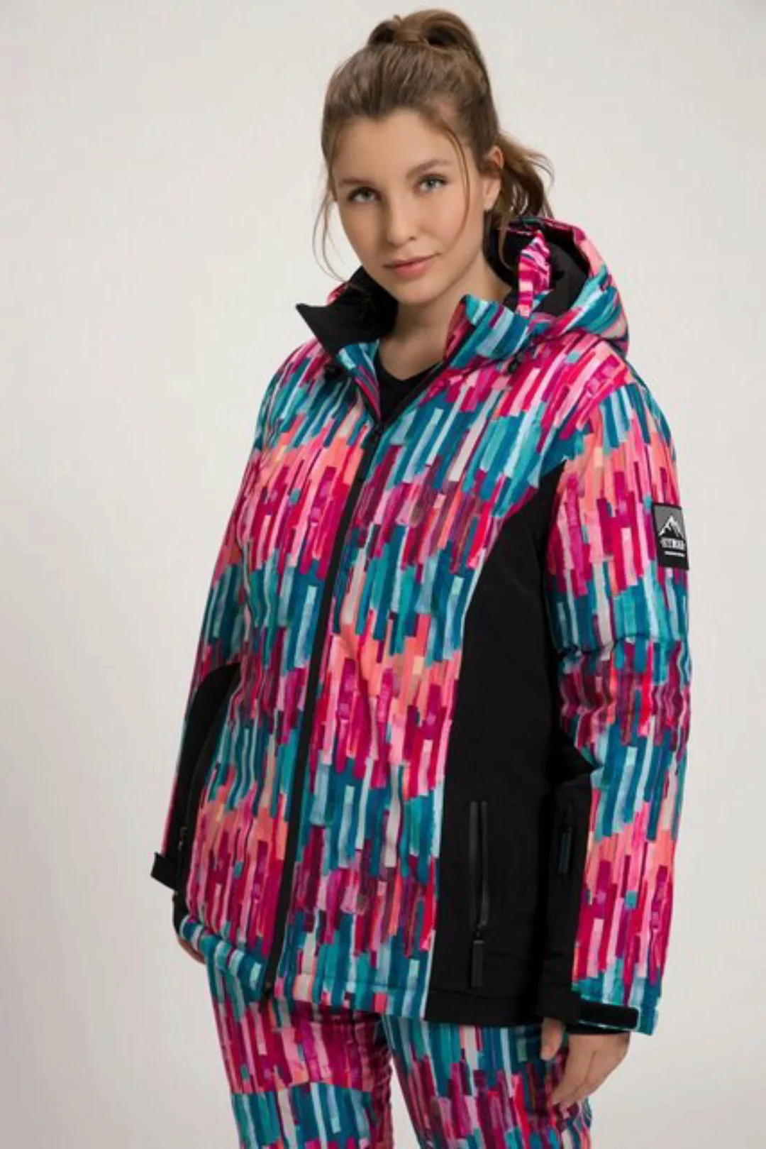 Ulla Popken Funktionsjacke HYPRAR Funktionsjacke wasserdicht 2-Wege-Zipper günstig online kaufen