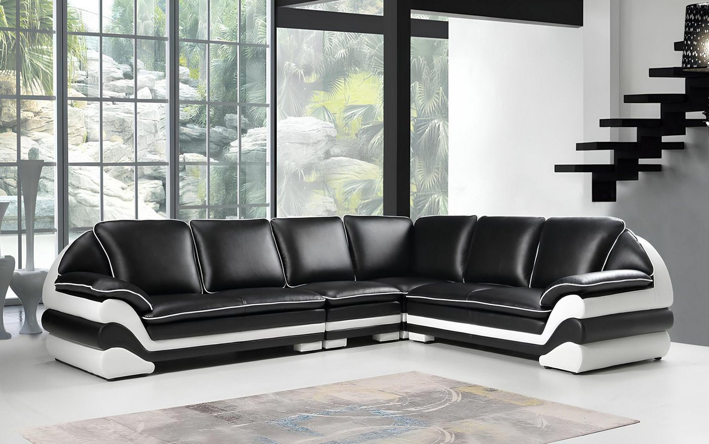 Xlmoebel Ecksofa Ledersofa in L-Form mit modernem Design und klassischer Ec günstig online kaufen