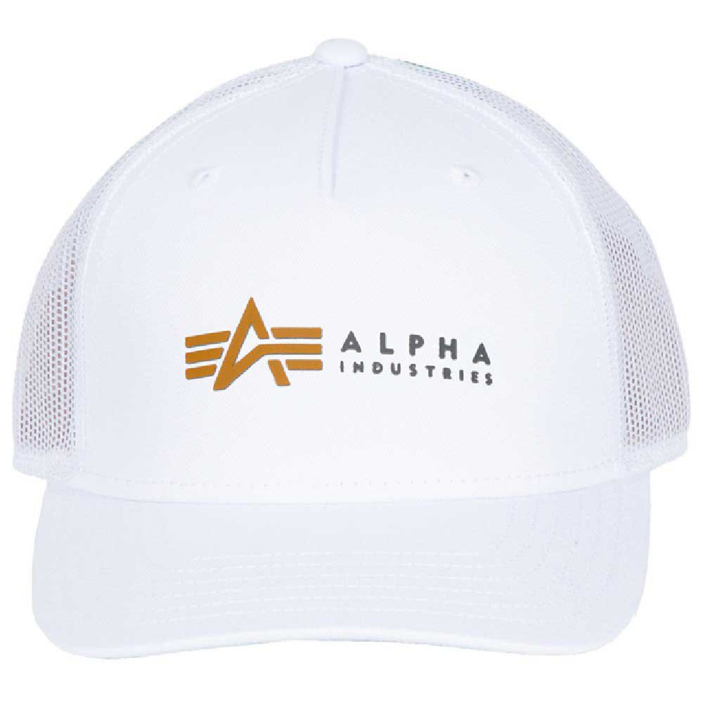 Alpha Industries Deckel Trucjer Alpha Label One Size White günstig online kaufen