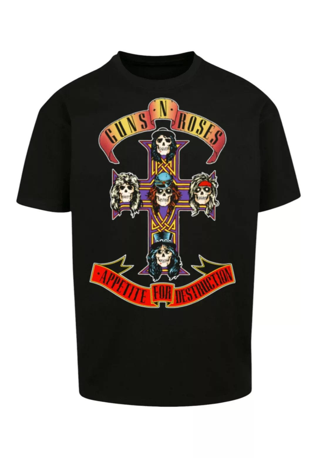 F4NT4STIC T-Shirt "Guns n Roses Appetite For Destruction", Premium Qualität günstig online kaufen