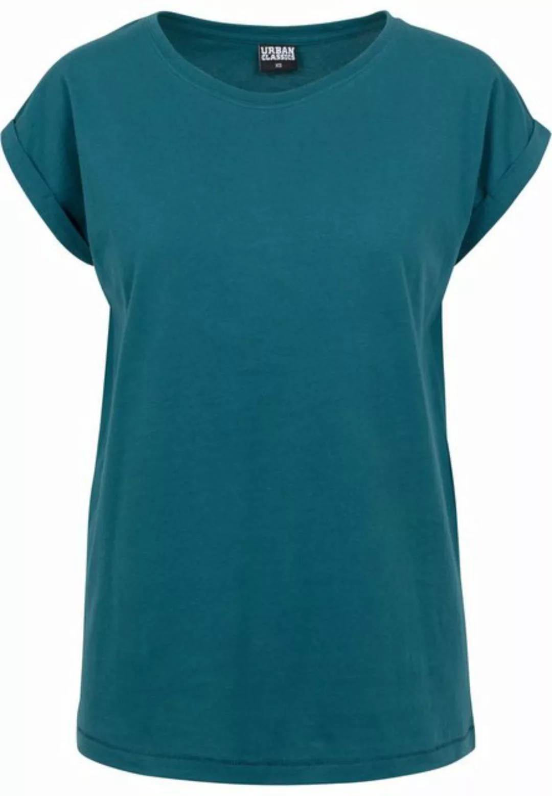 URBAN CLASSICS Kurzarmshirt Urban Classics Damen Ladies Extended Shoulder T günstig online kaufen