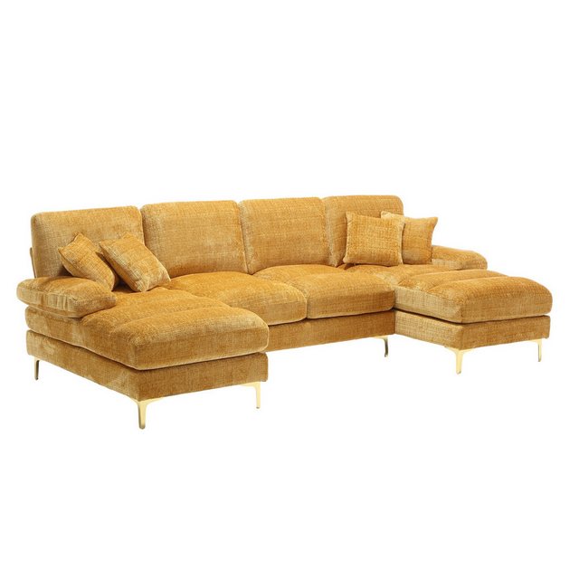 AUKWIK Loungesofa 272x136x88 cm (LxBxH), frei Kombination, 4-6 Personen, (2 günstig online kaufen