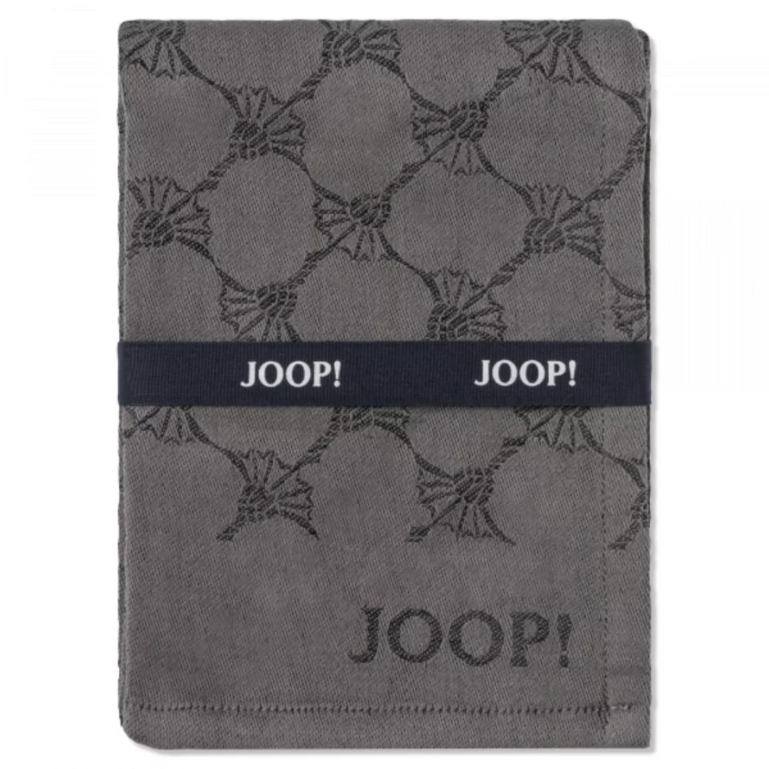 JOOP! Geschirrtücher Cuisine Cornflower Classic 1700 - Farbe: Anthrazit - 7 günstig online kaufen