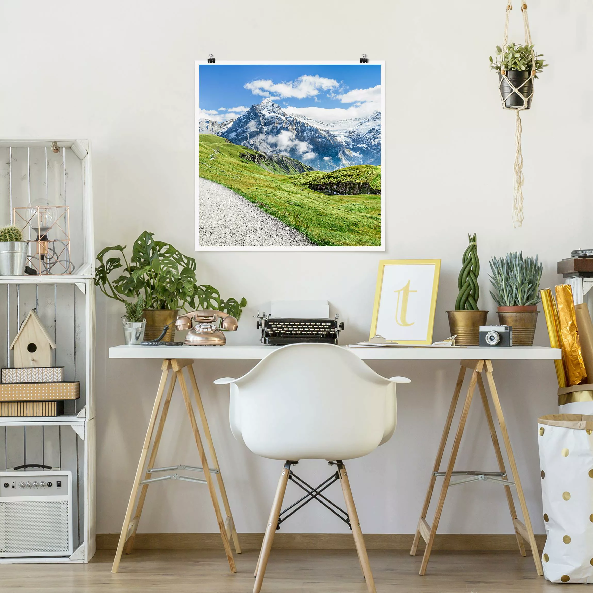 Poster Grindelwald Panorama günstig online kaufen