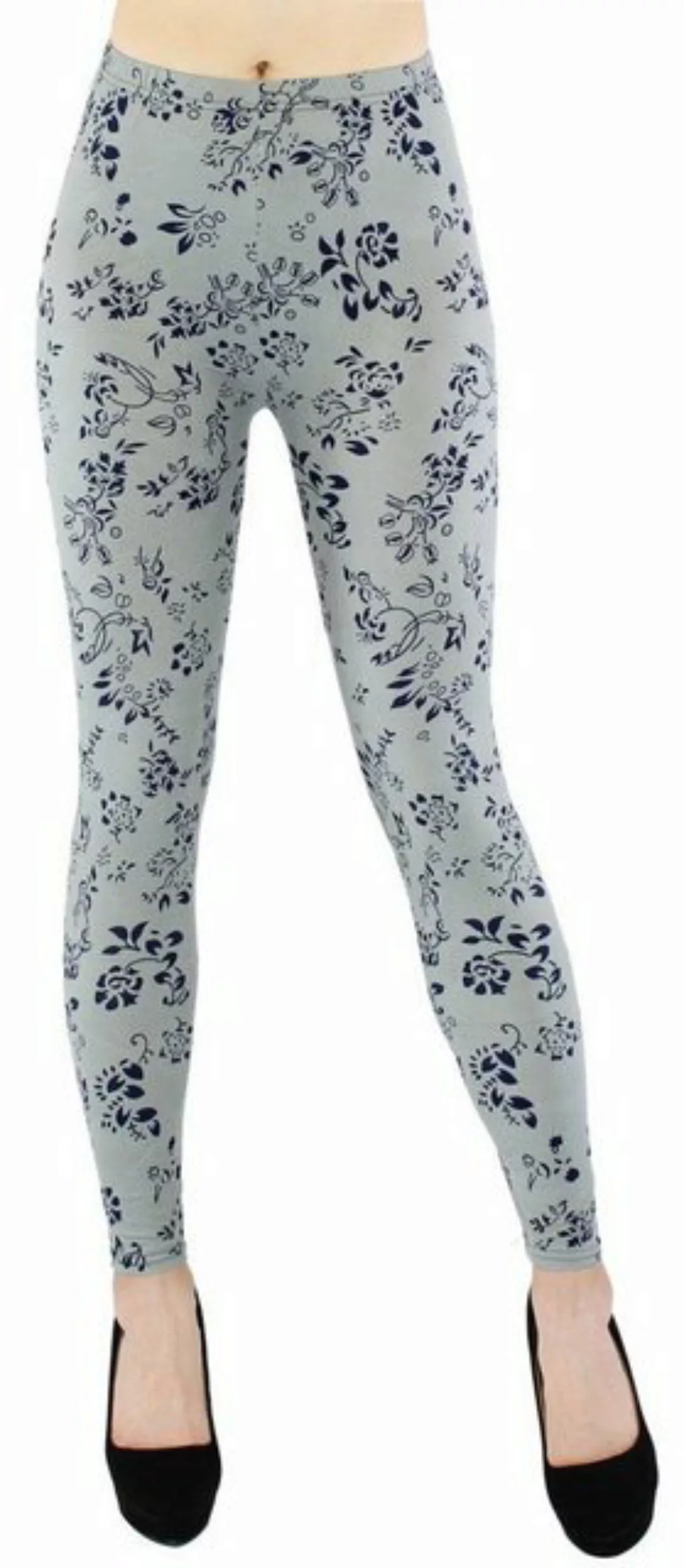 dy_mode Leggings Damen Leggings Blumen Muster Bunte Yogahose Fitness Leggin günstig online kaufen