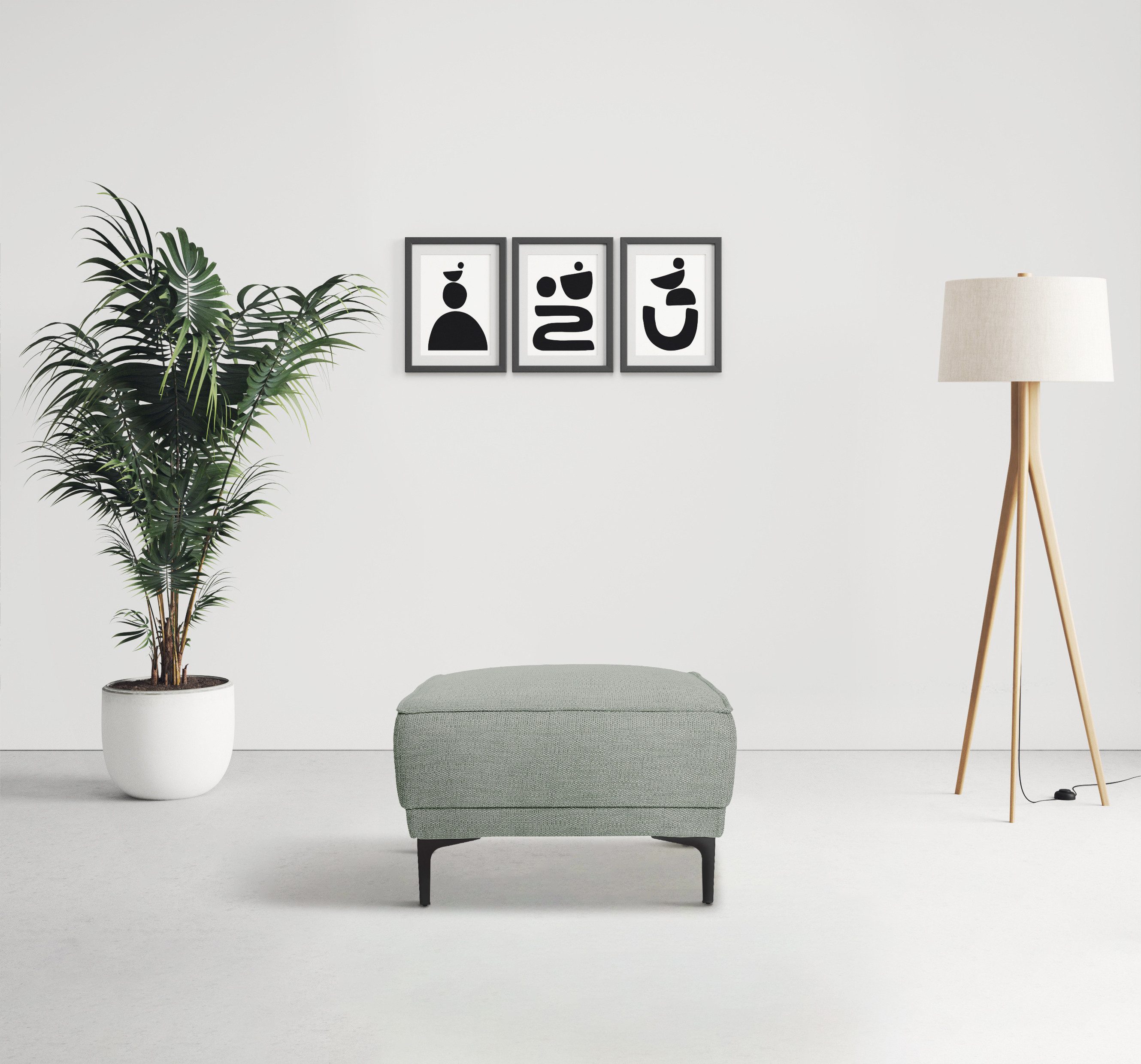 Places of Style Polsterhocker "Oland", passend zur Serie OLAND günstig online kaufen