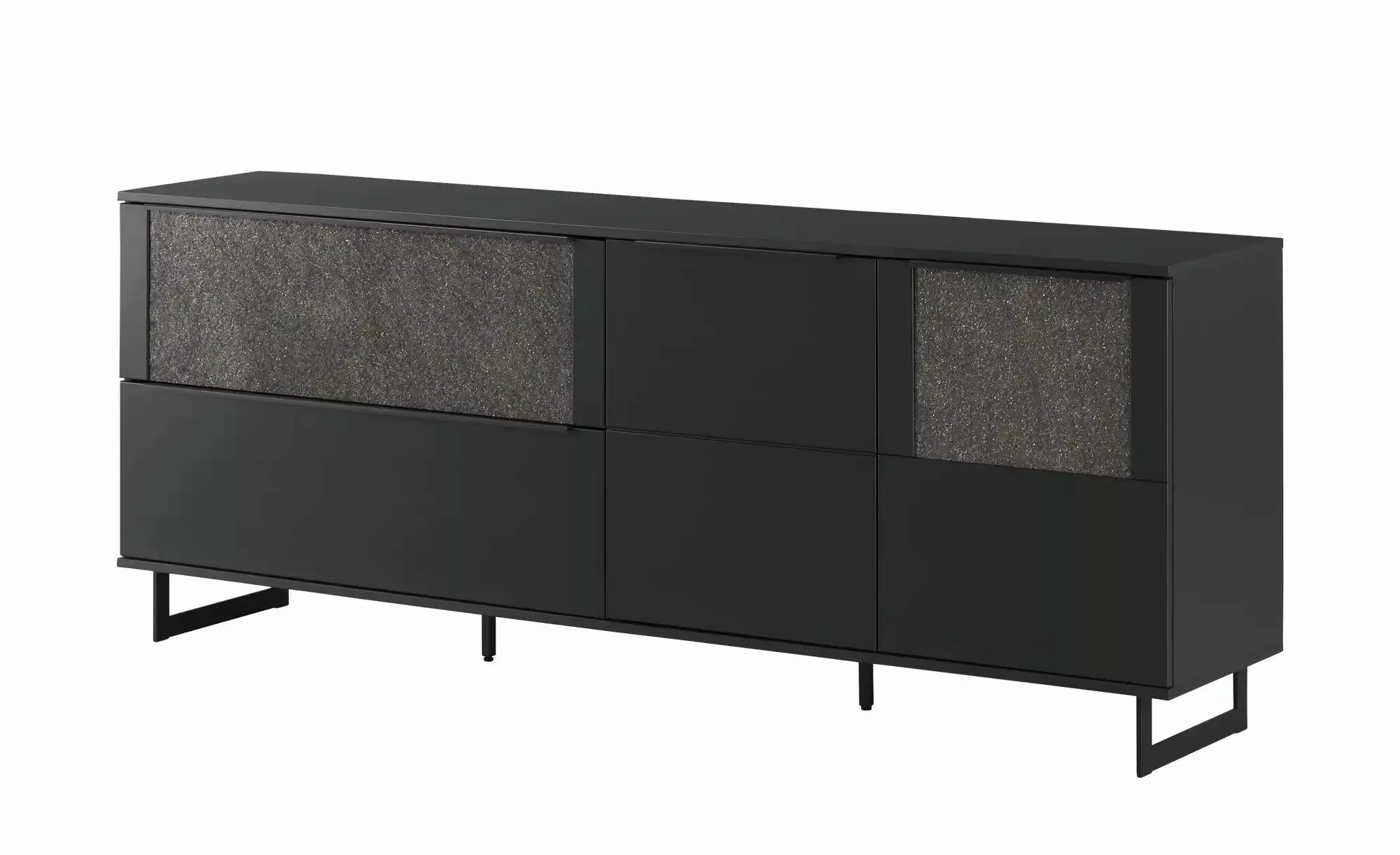 Jette Home Sideboard  Stone ¦ grau ¦ Maße (cm): B: 221 H: 86 T: 46.0 Kommod günstig online kaufen