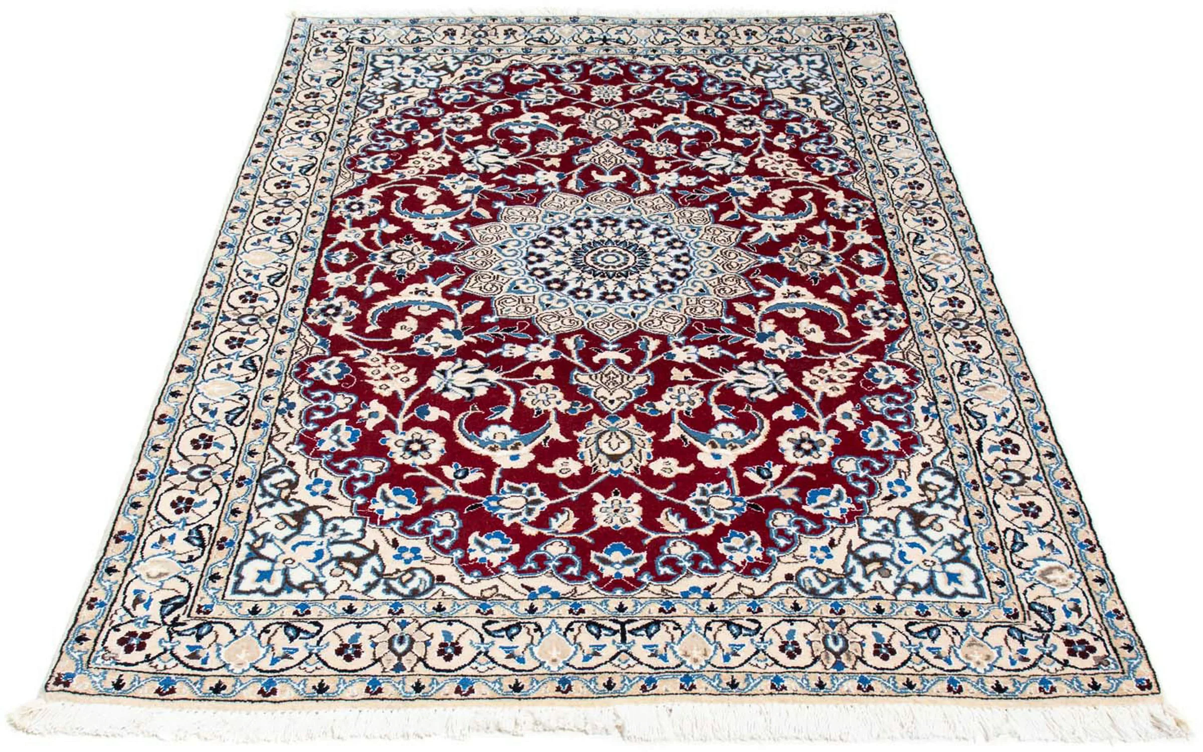 morgenland Orientteppich »Perser - Nain - Royal - 172 x 112 cm - dunkelrot« günstig online kaufen