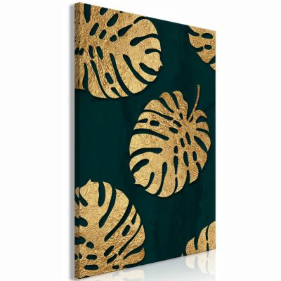 artgeist Wandbild Leaves of Luxury (1 Part) Vertical grün-kombi Gr. 40 x 60 günstig online kaufen