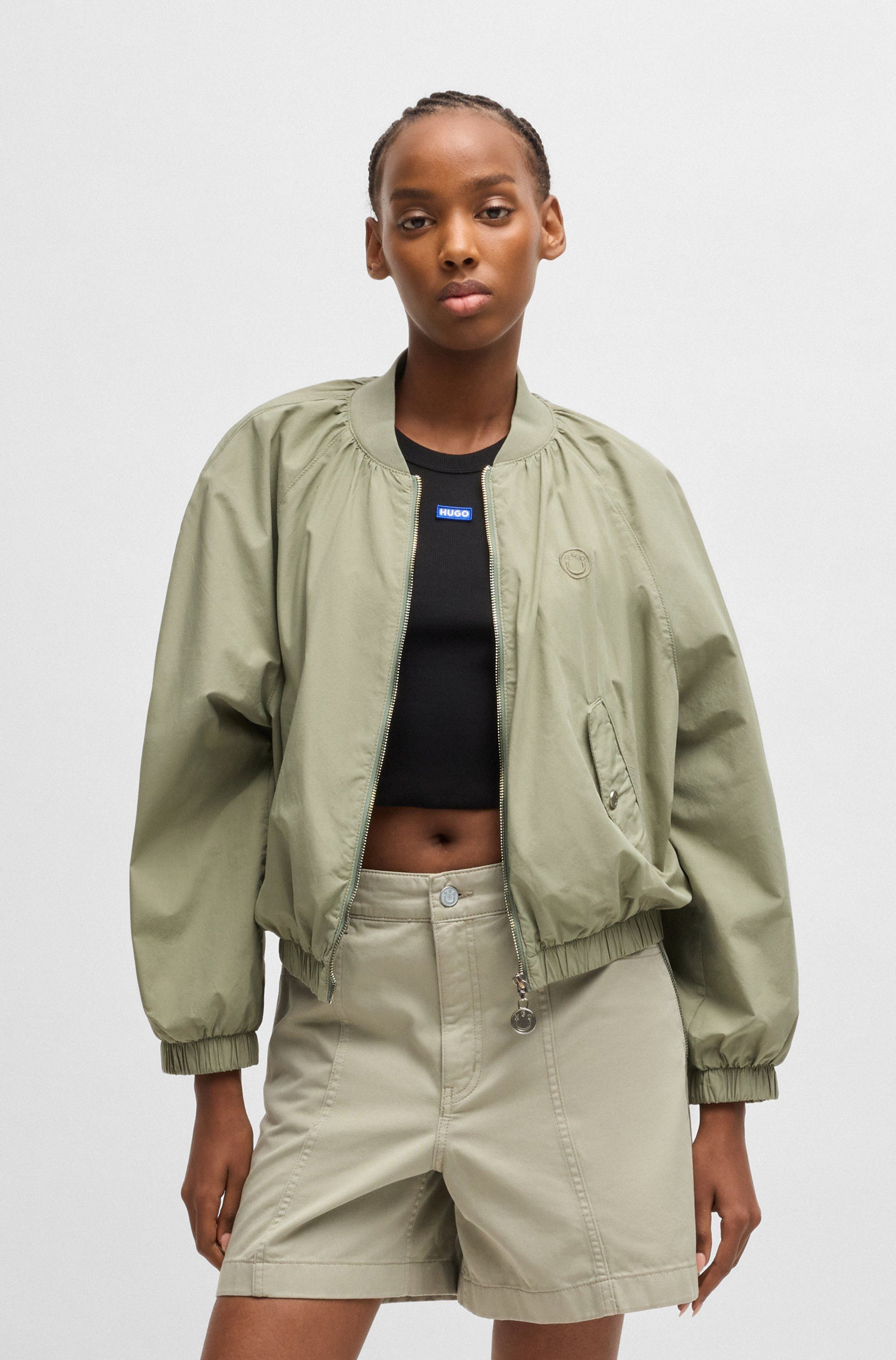 HUGO Blue Kurzblazer Asata mit Raglanärmeln günstig online kaufen