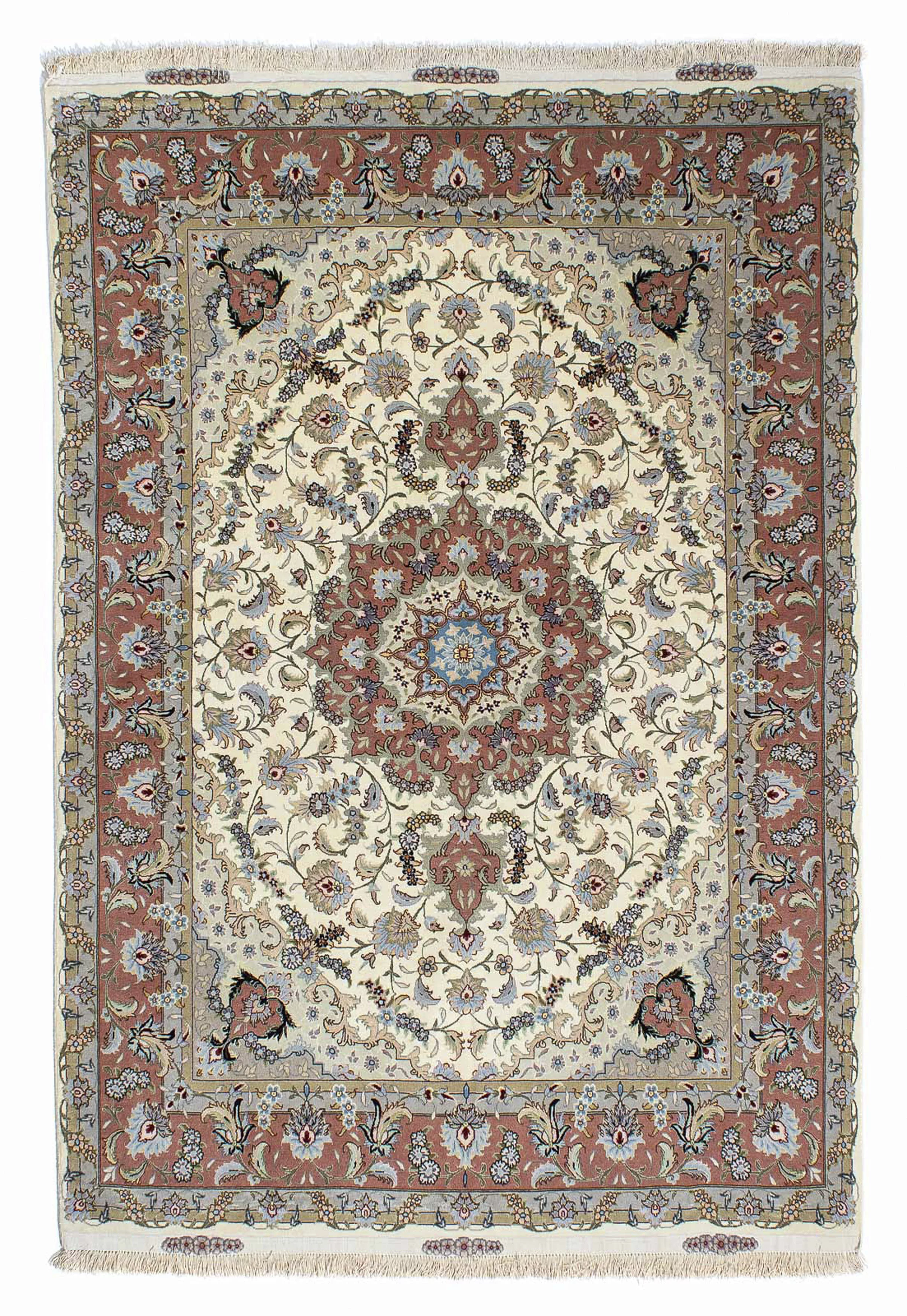morgenland Orientteppich »Täbriz - 205 x 150 cm - beige«, rechteckig günstig online kaufen