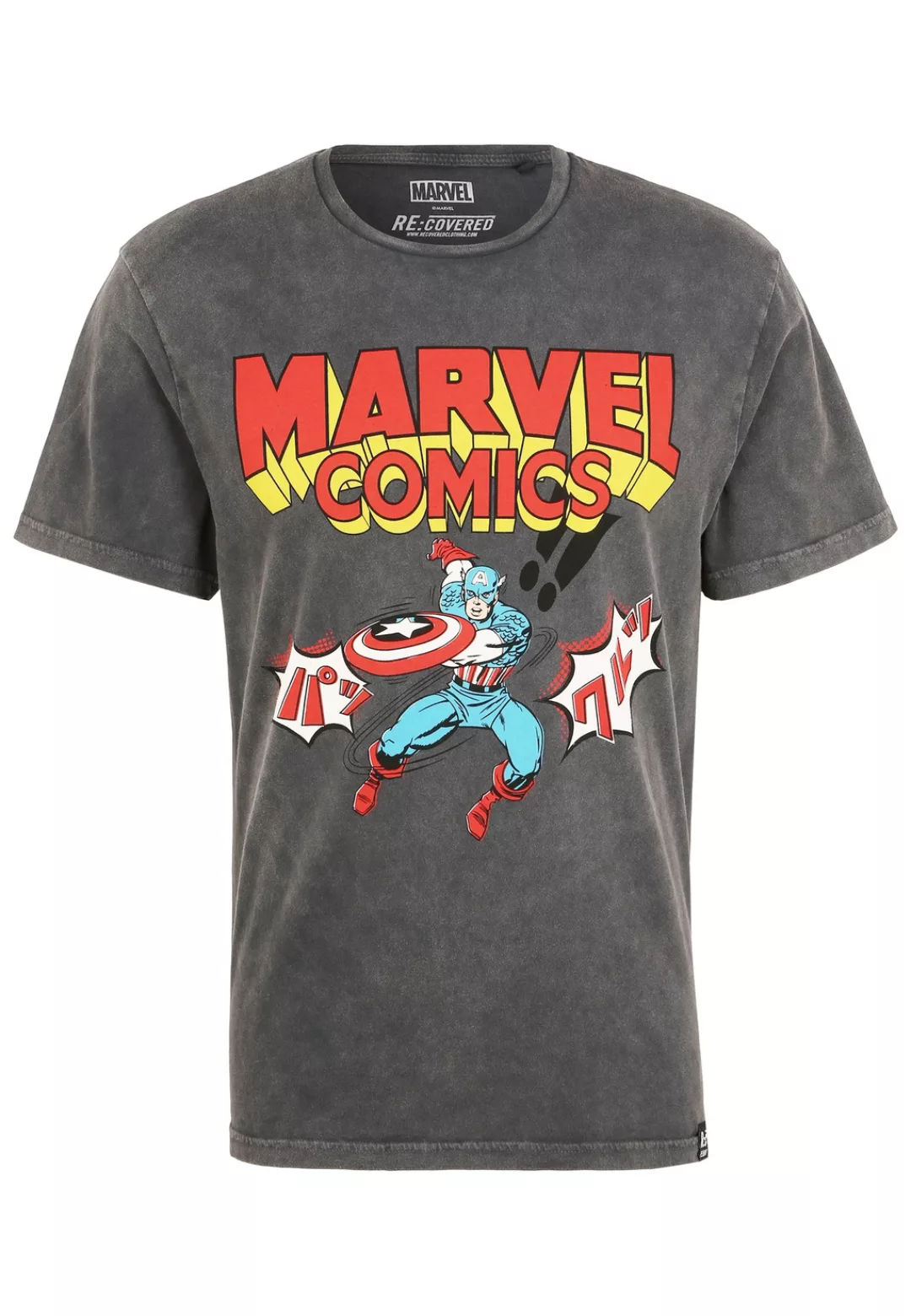 Recovered T-Shirt "Marvel Comics Captain America Japan", (1 tlg.), mit cool günstig online kaufen