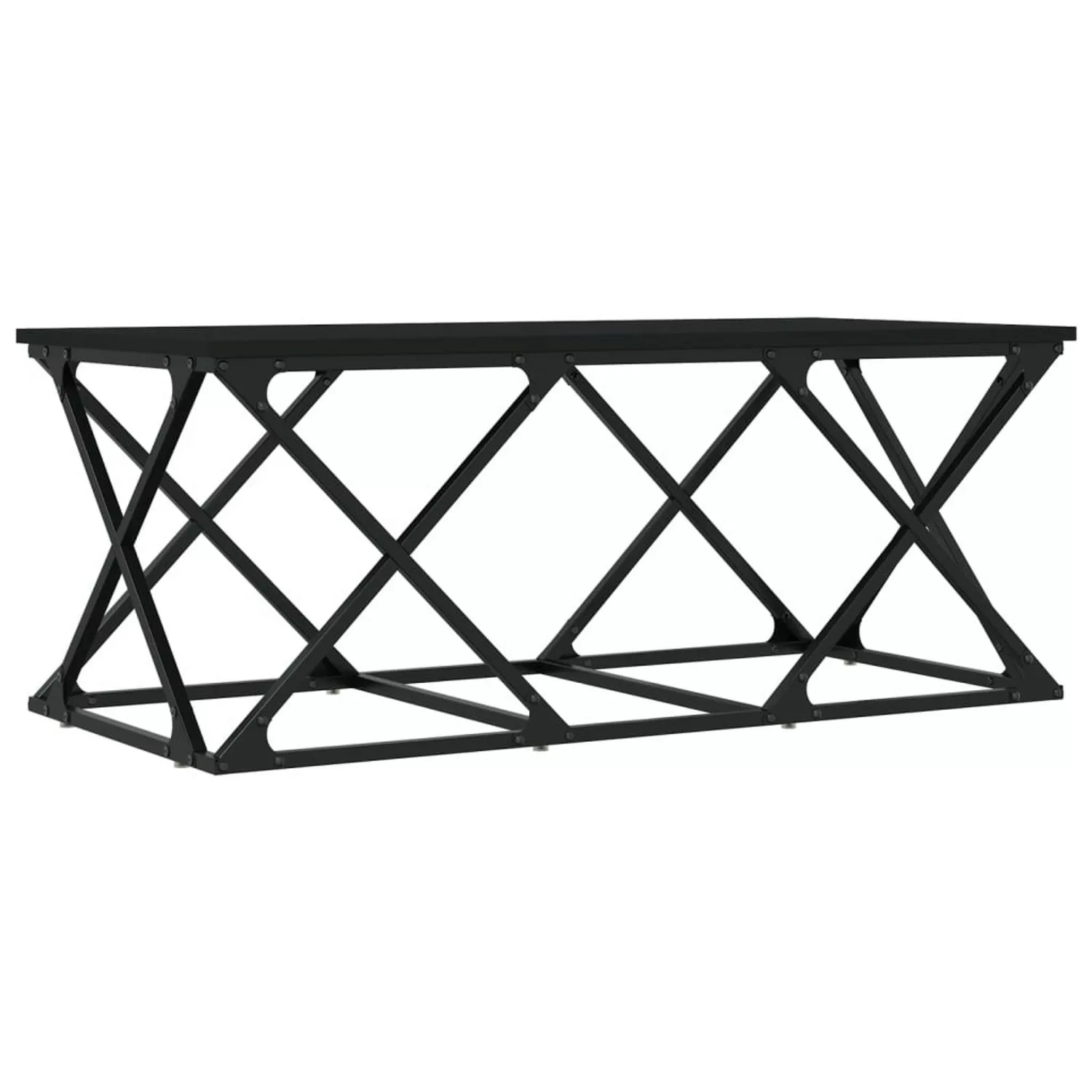 vidaXL Couchtisch Schwarz 100x49x40 cm Holzwerkstoff Modell 1 günstig online kaufen