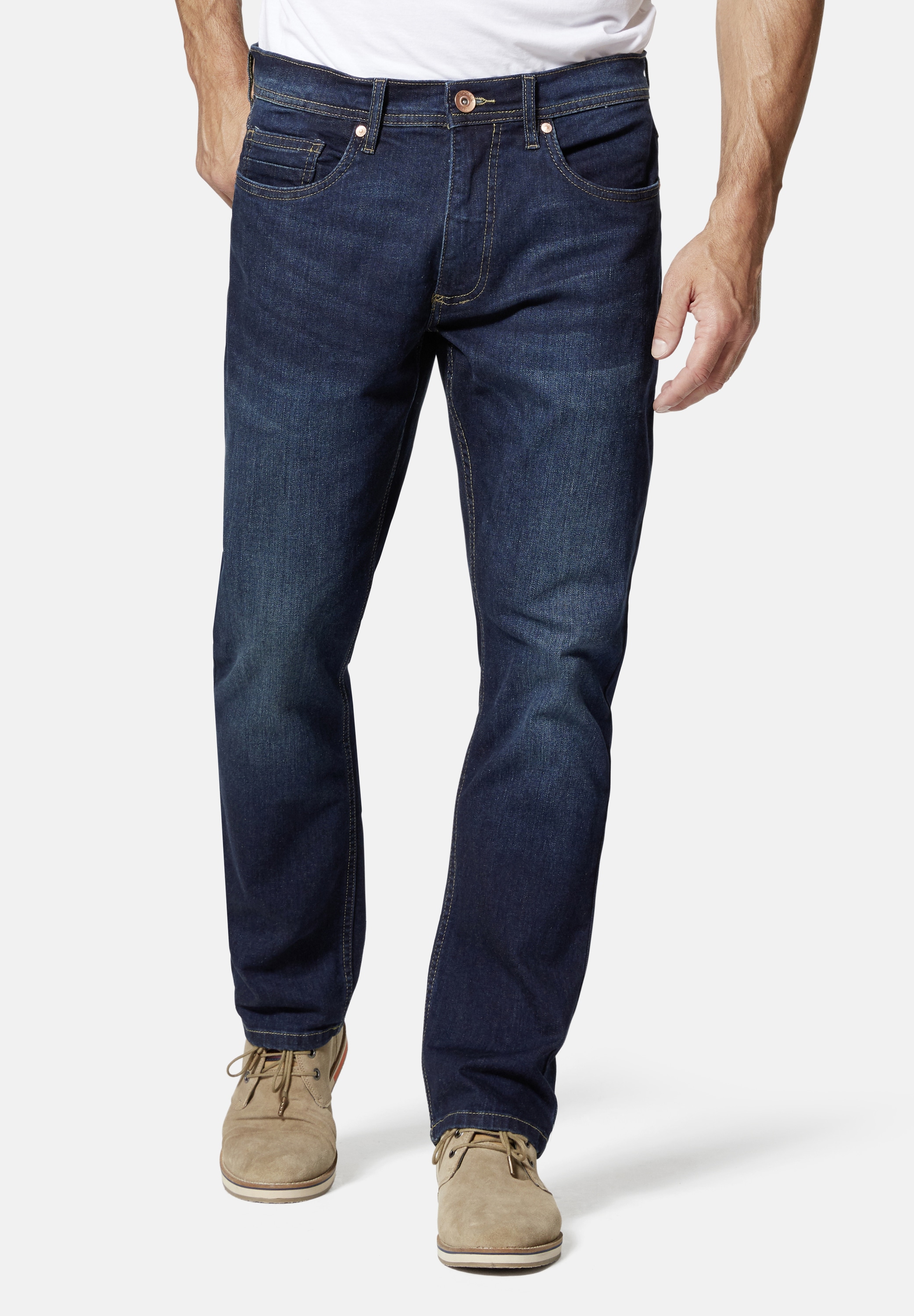 Stooker Men 5-Pocket-Jeans "Glendale Denim Slim Straight Fit", Slim Straigh günstig online kaufen