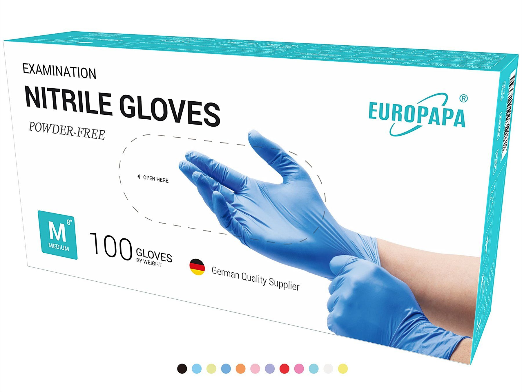 EUROPAPA Nitril-Handschuhe Medical Einmalhandschuhe Untersuchungshandschuhe günstig online kaufen